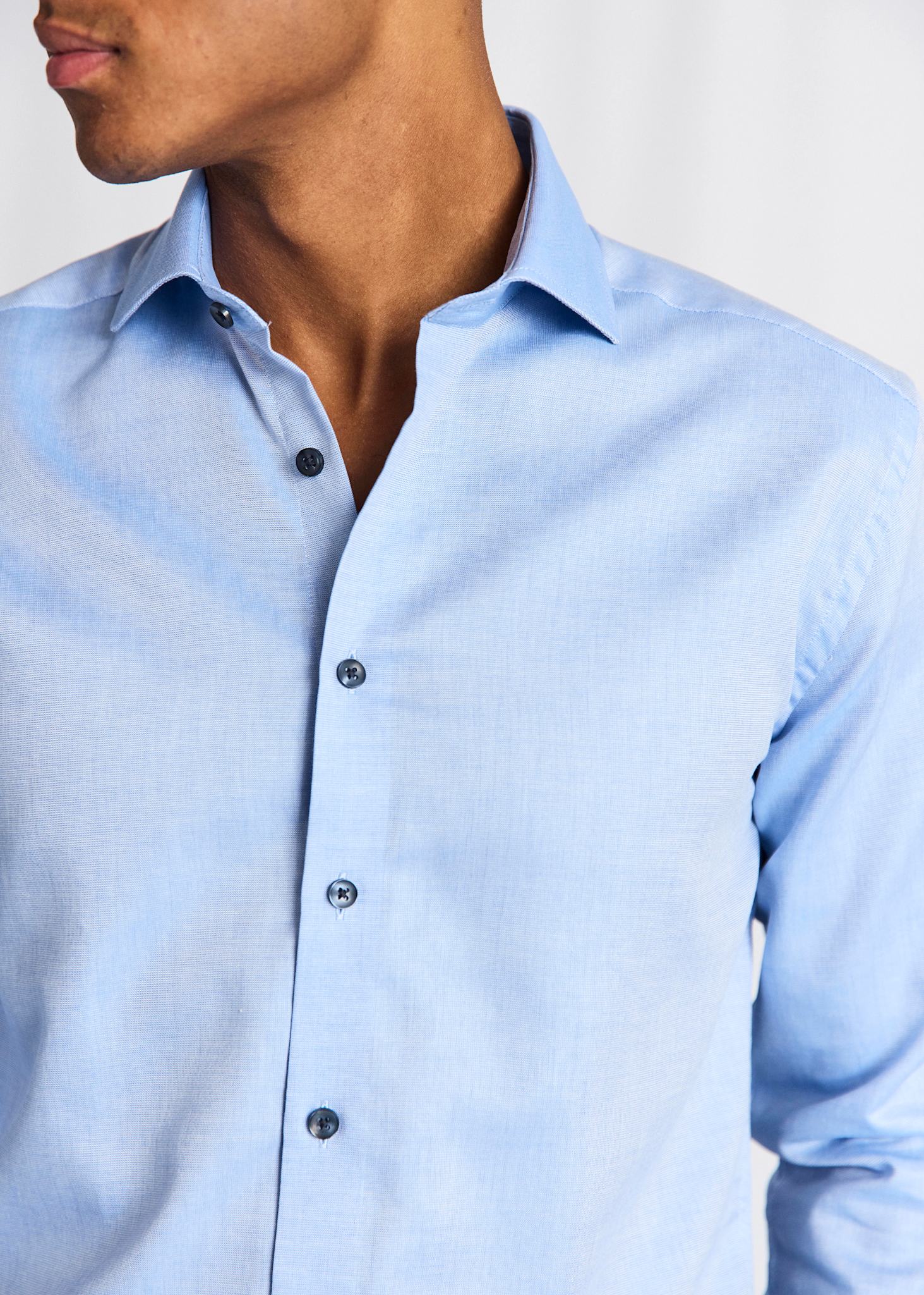 BS Ekdahl Modern Fit Skjorte - Blue