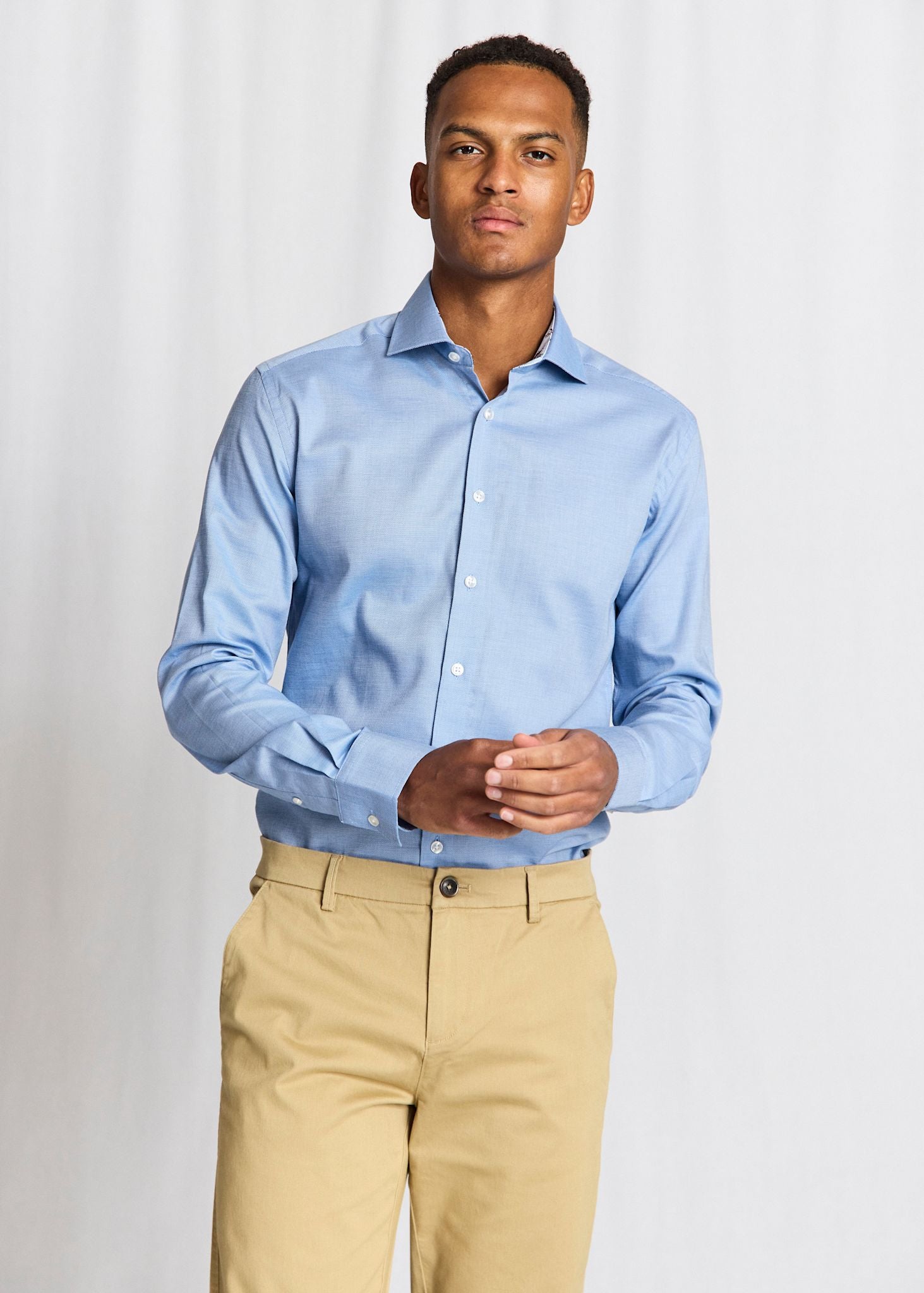BS Gilberto Modern Fit Skjorte - Blue
