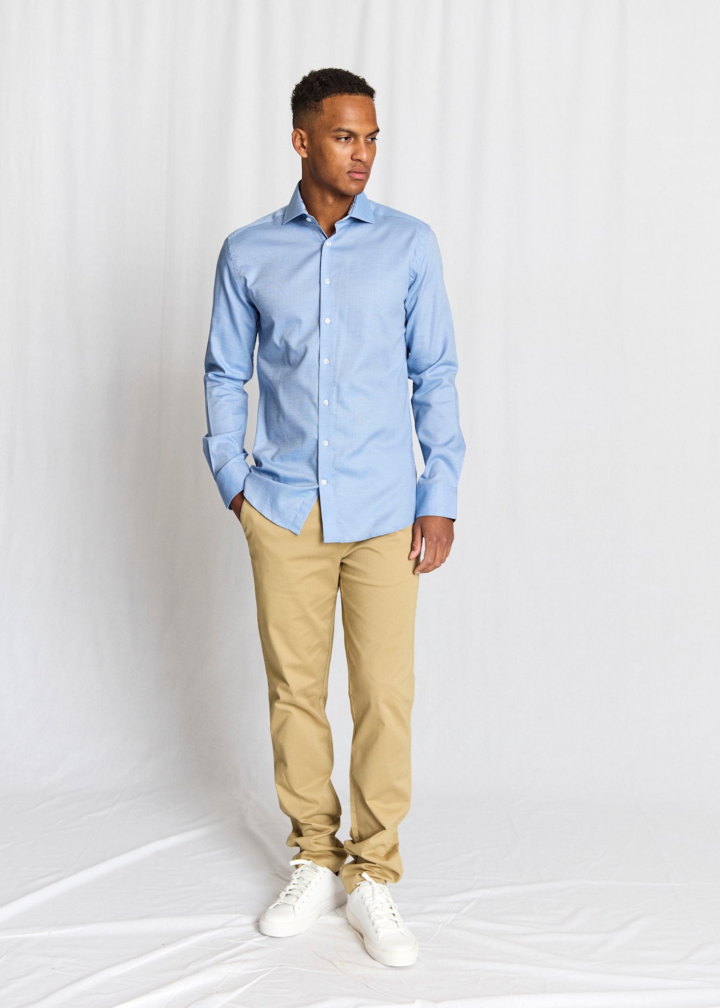 BS Gilberto Modern Fit Skjorte - Blue