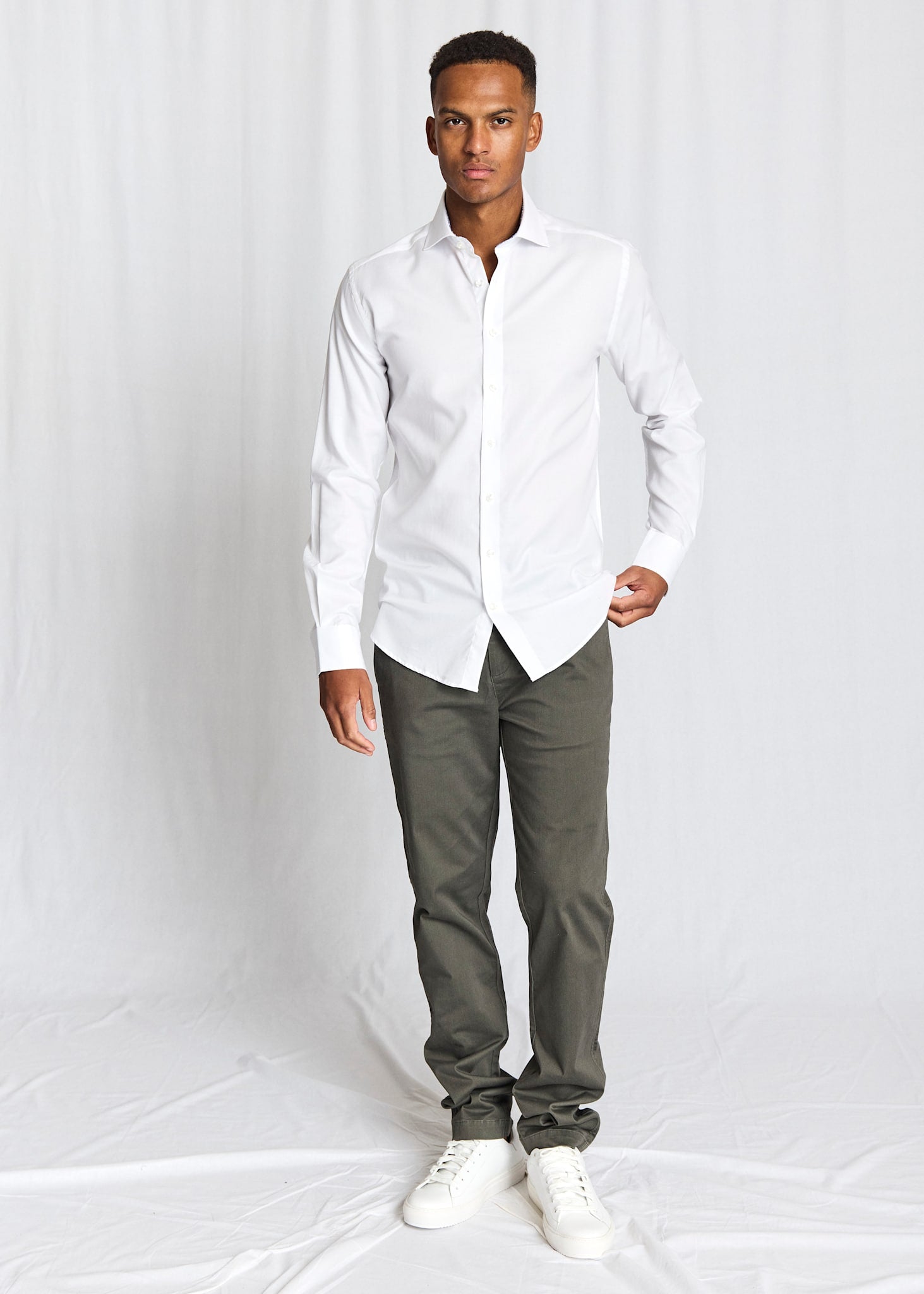 BS Kohlbacher Modern Fit Skjorte - White