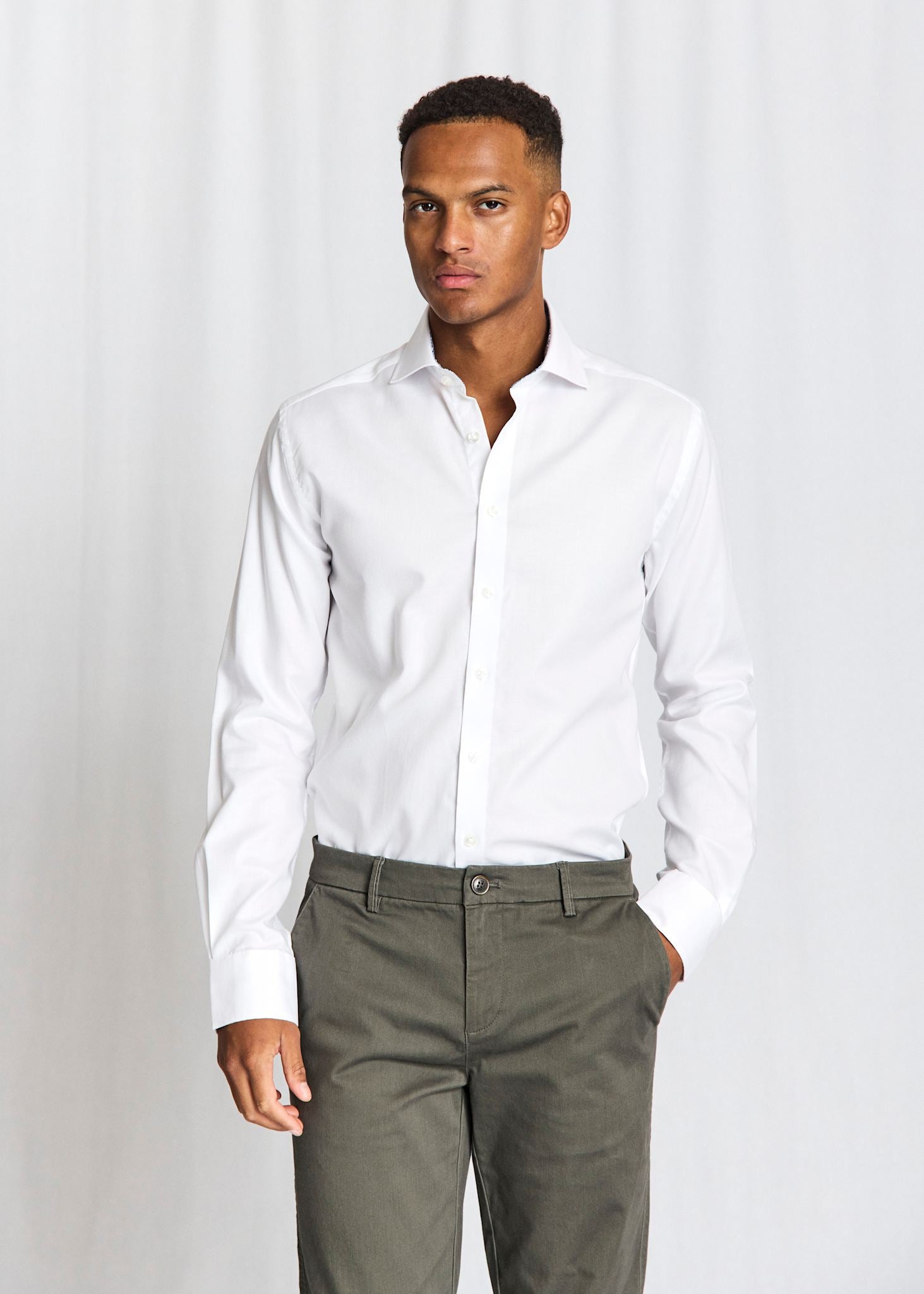 BS Kohlbacher Modern Fit Skjorte - White
