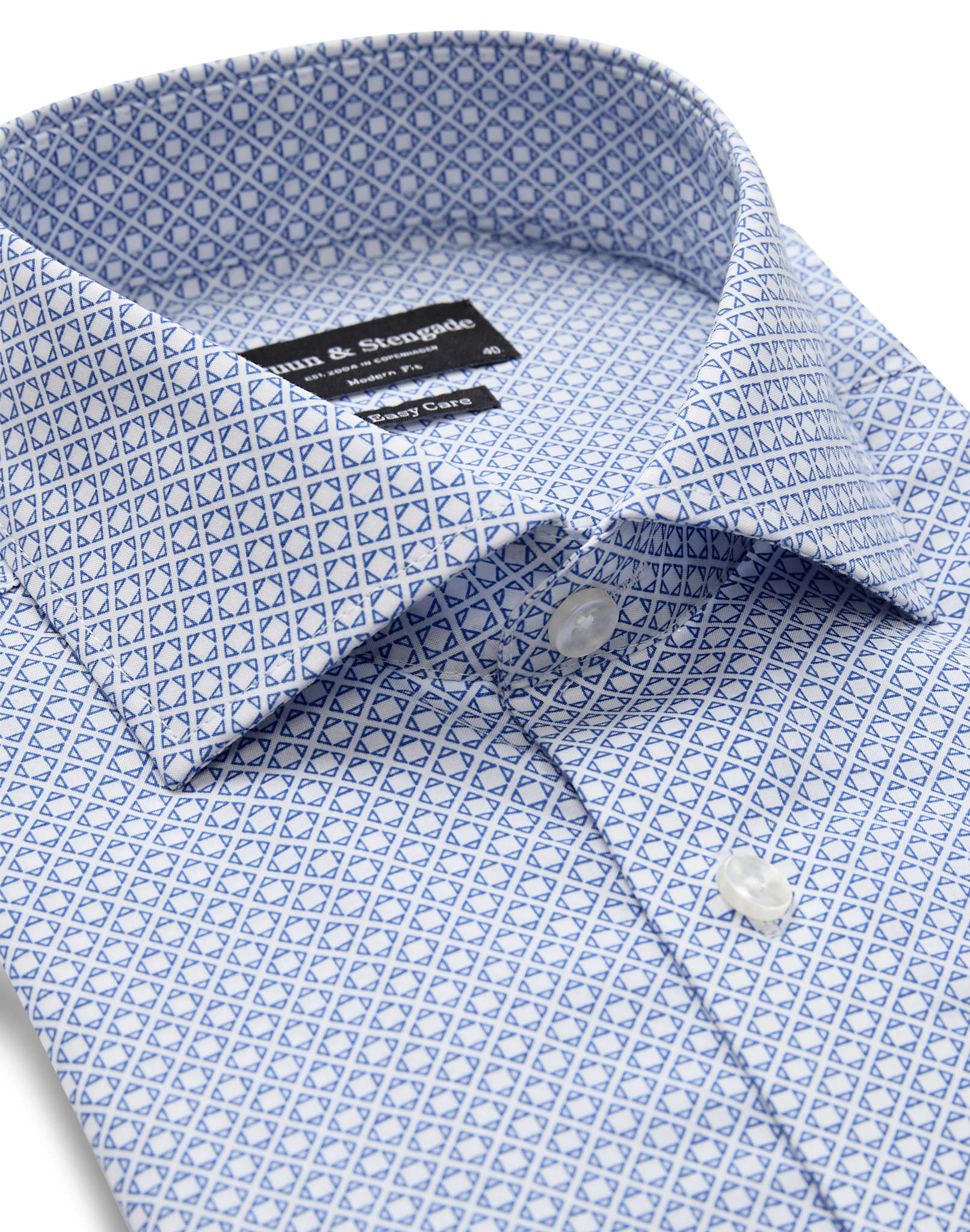 BS Lars Modern Fit Skjorta - Blue