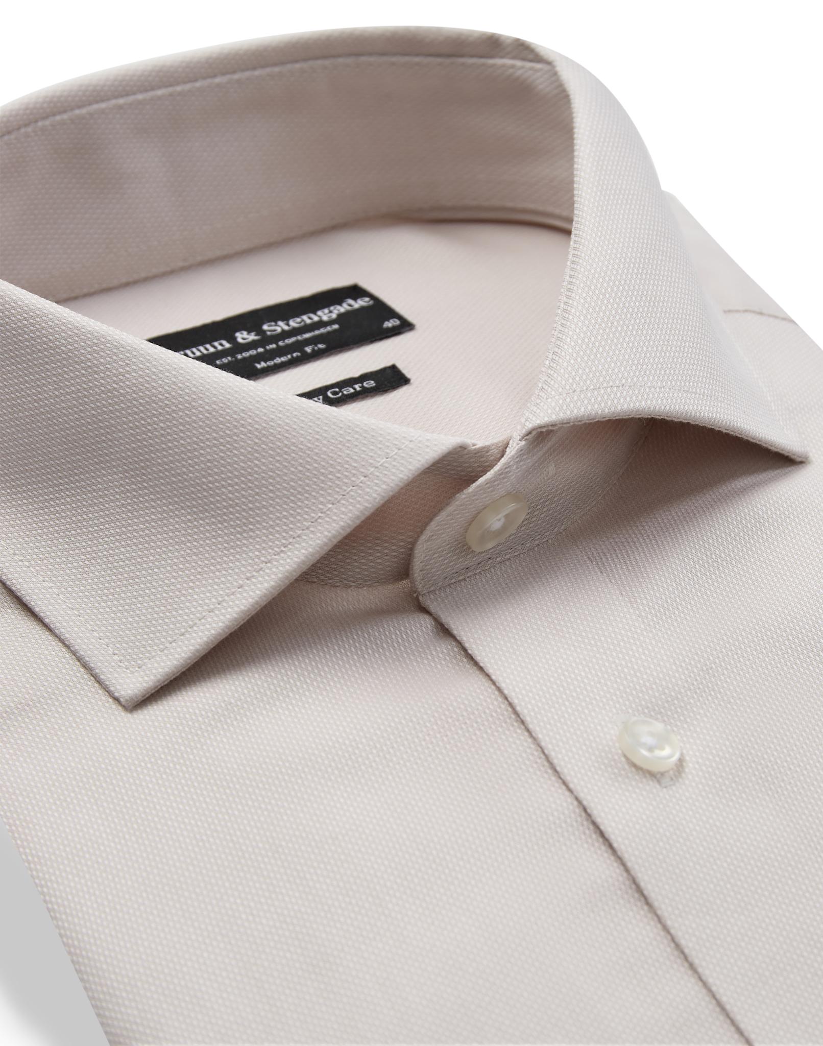 BS Lesjak Modern Fit Skjorte - Beige