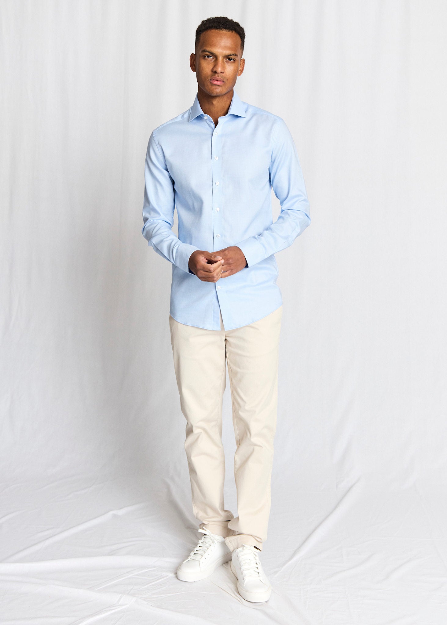 BS Pekeler Modern Fit Skjorta - Light Blue