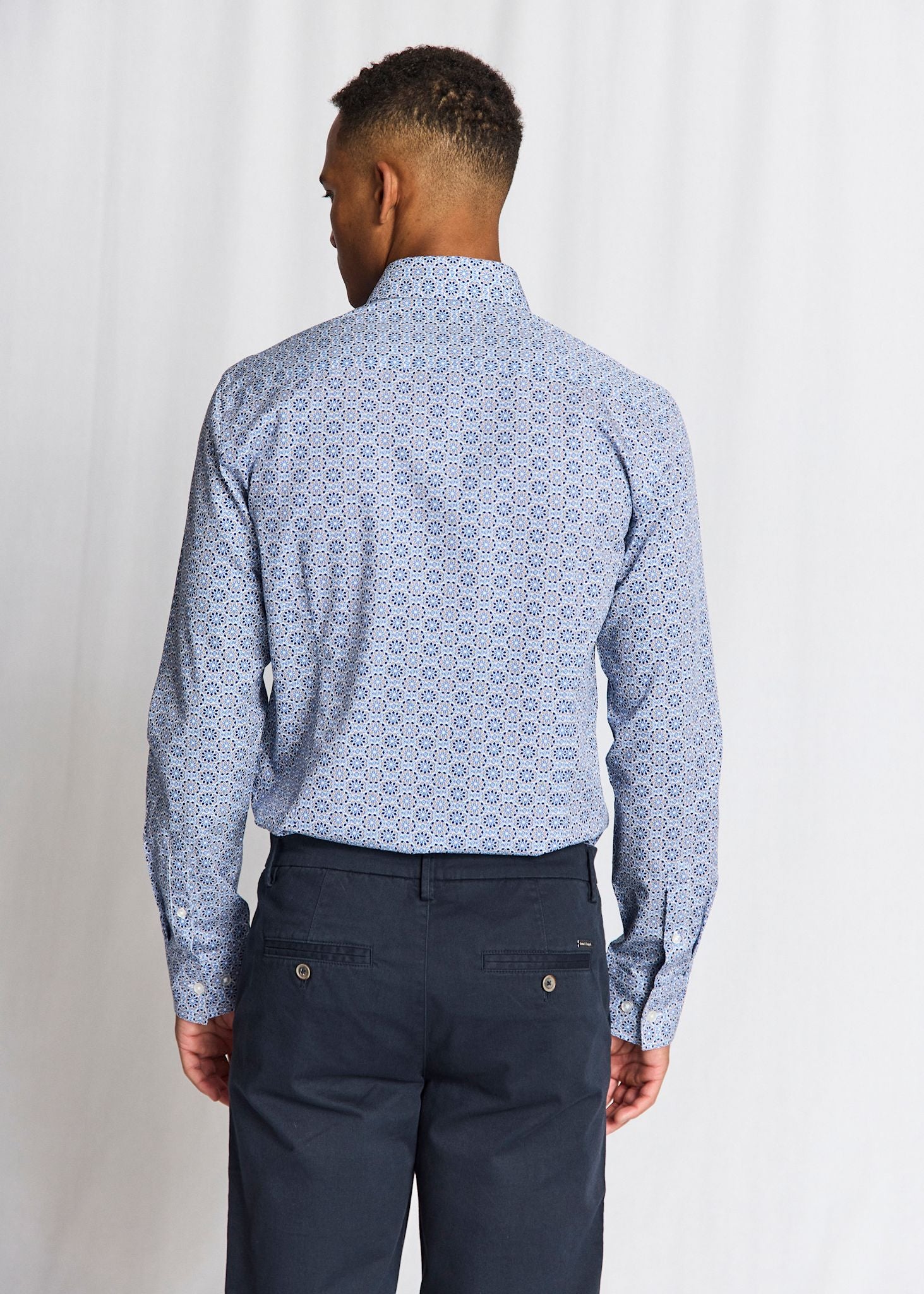 BS Soren Modern Fit Skjorta - Blue