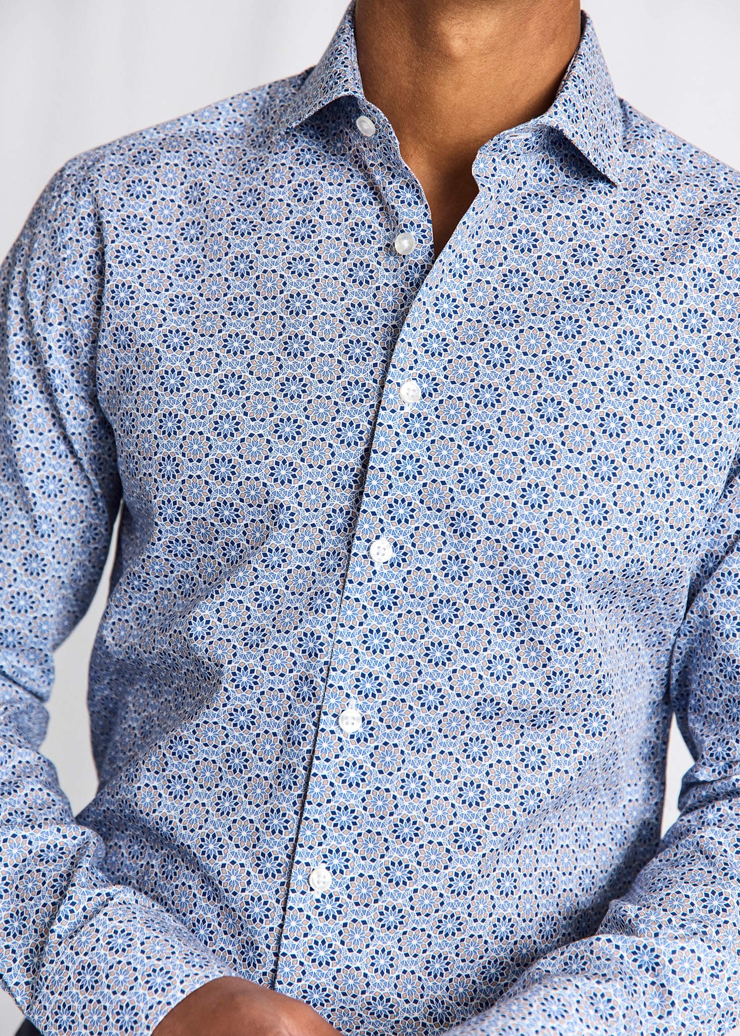 BS Soren Modern Fit Skjorta - Blue