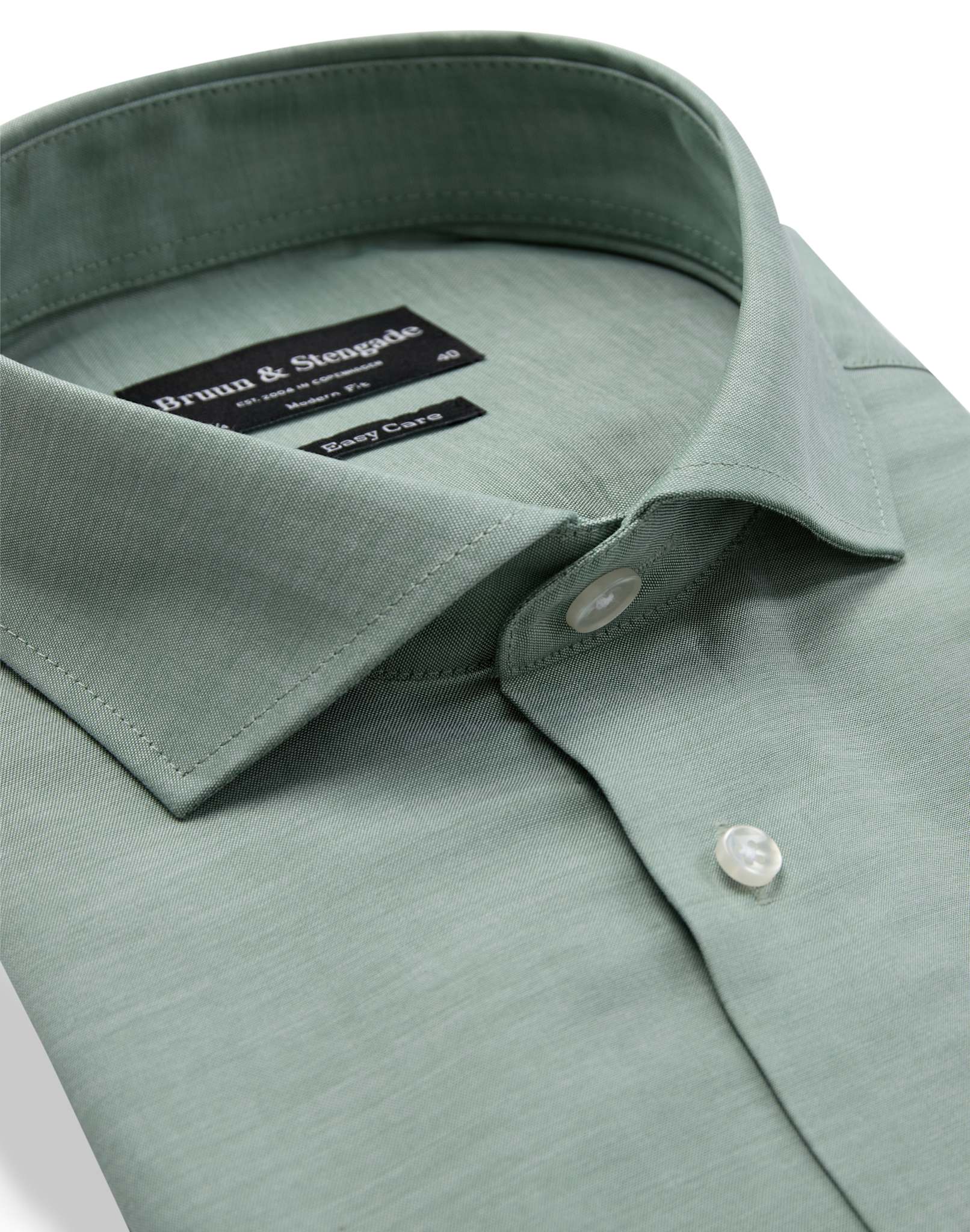 BS Striek Modern Fit Skjorte - Green