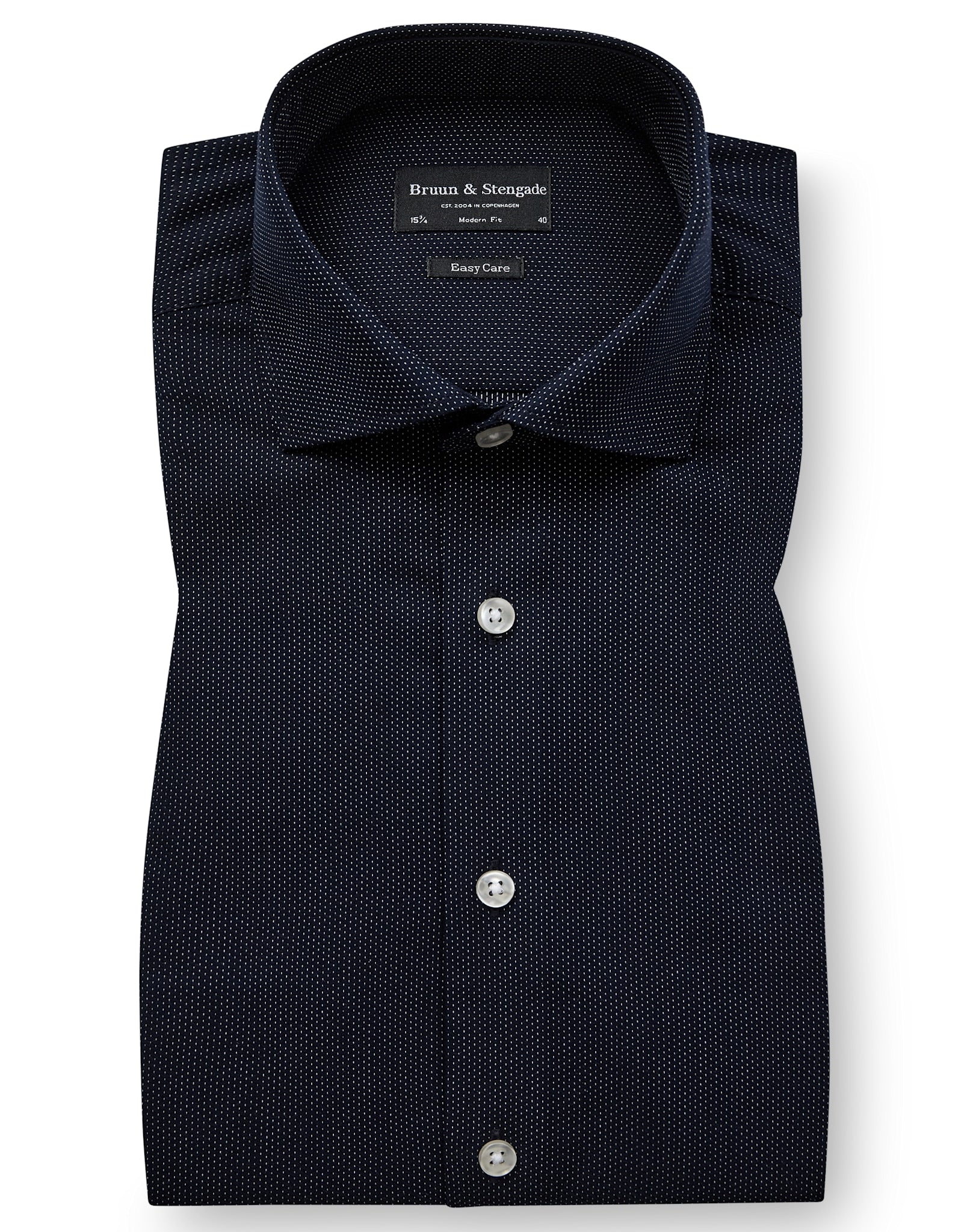 BS Toft Modern Fit Skjorte - Navy