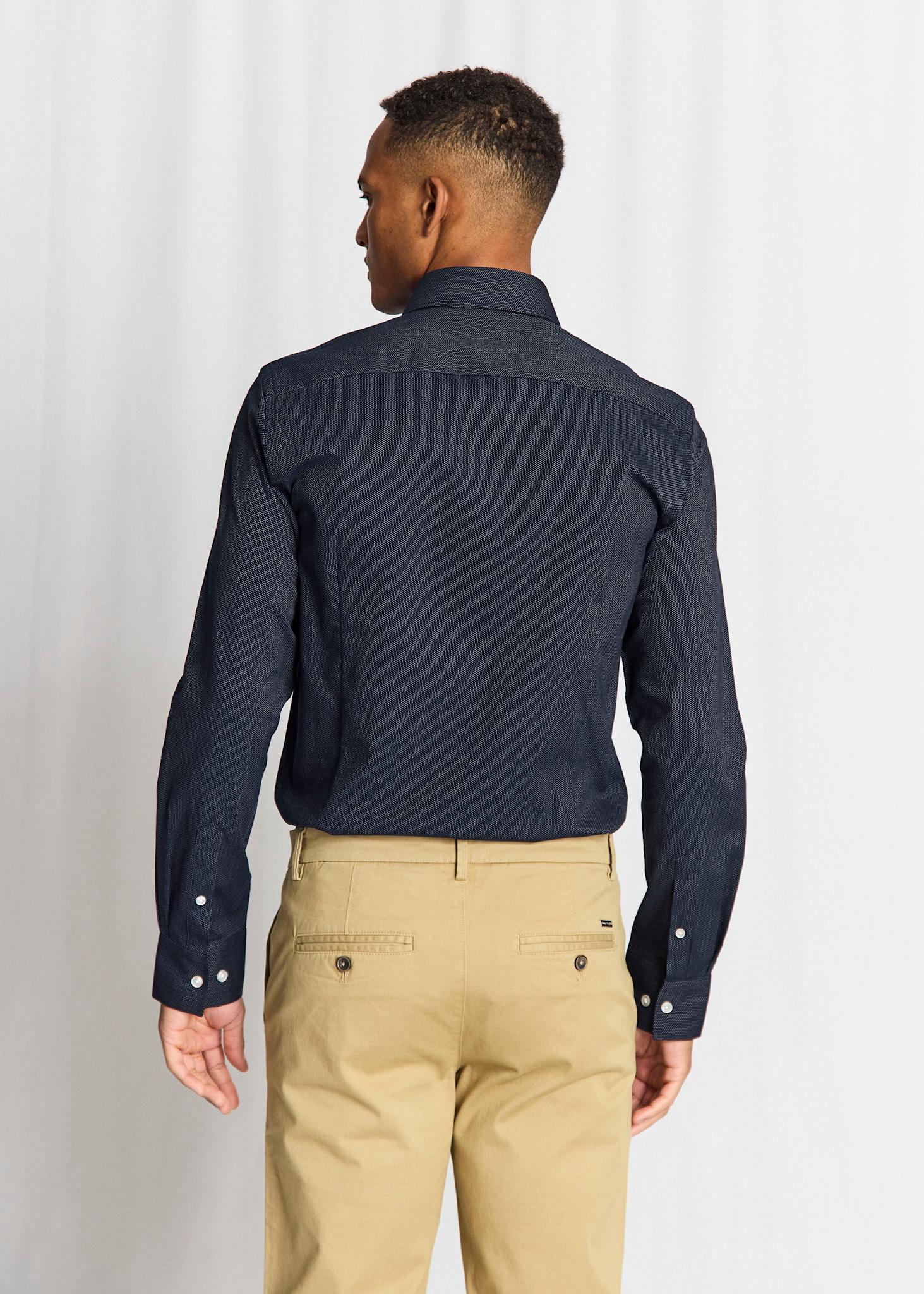 BS Toft Modern Fit Skjorte - Navy
