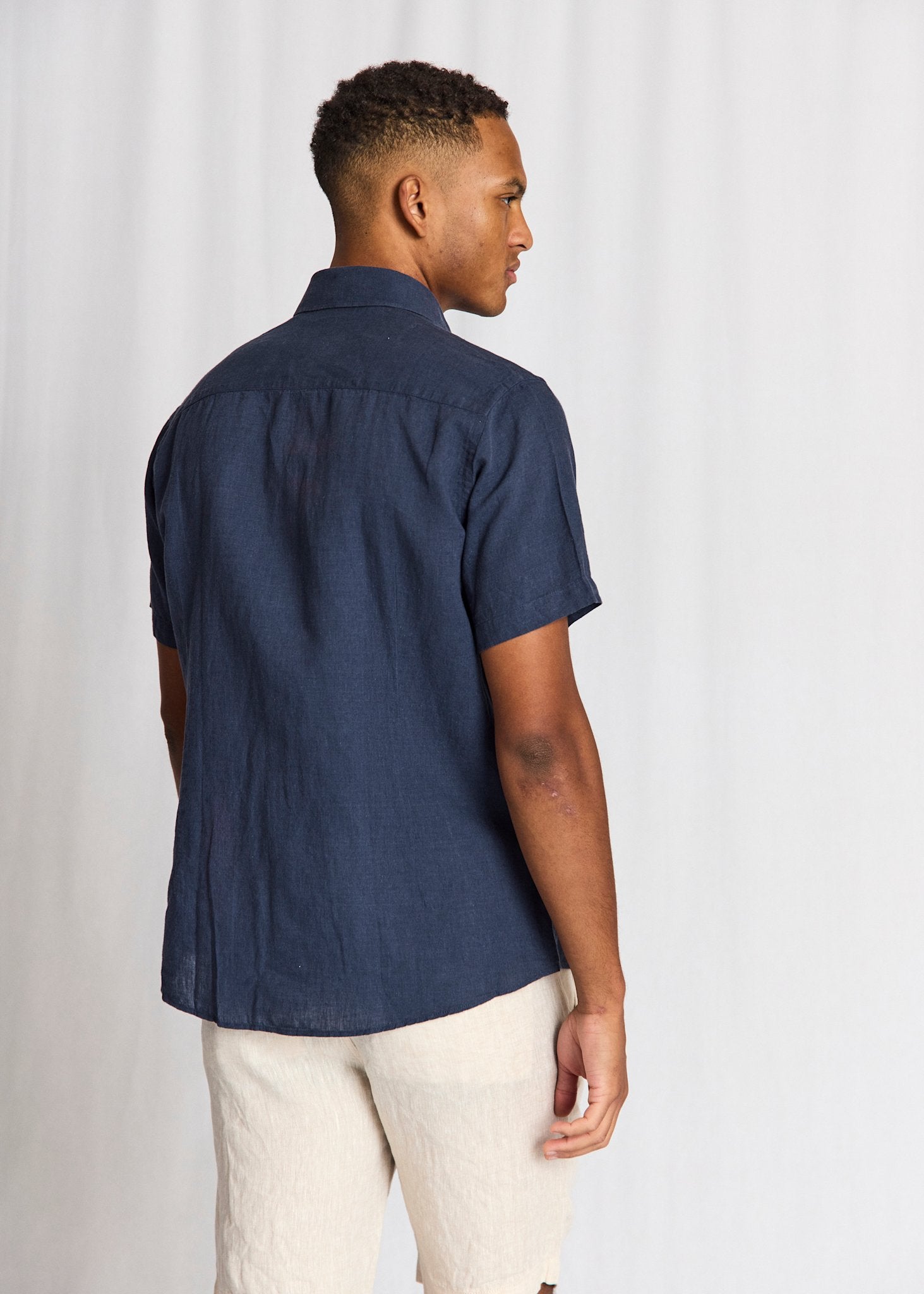 BS Bardet Casual Modern Fit Skjorte - Navy