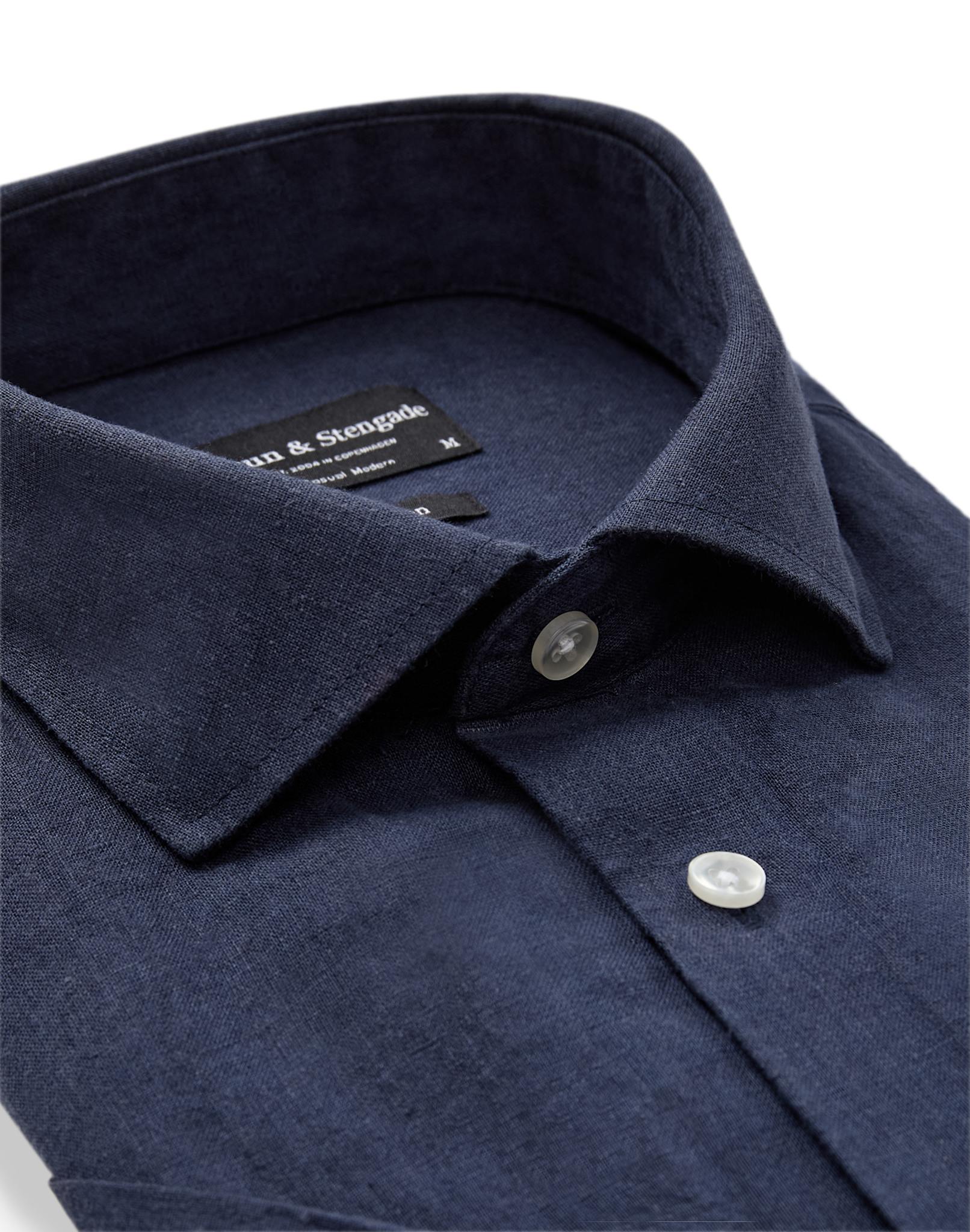 BS Bardet Casual Modern Fit Skjorte - Navy