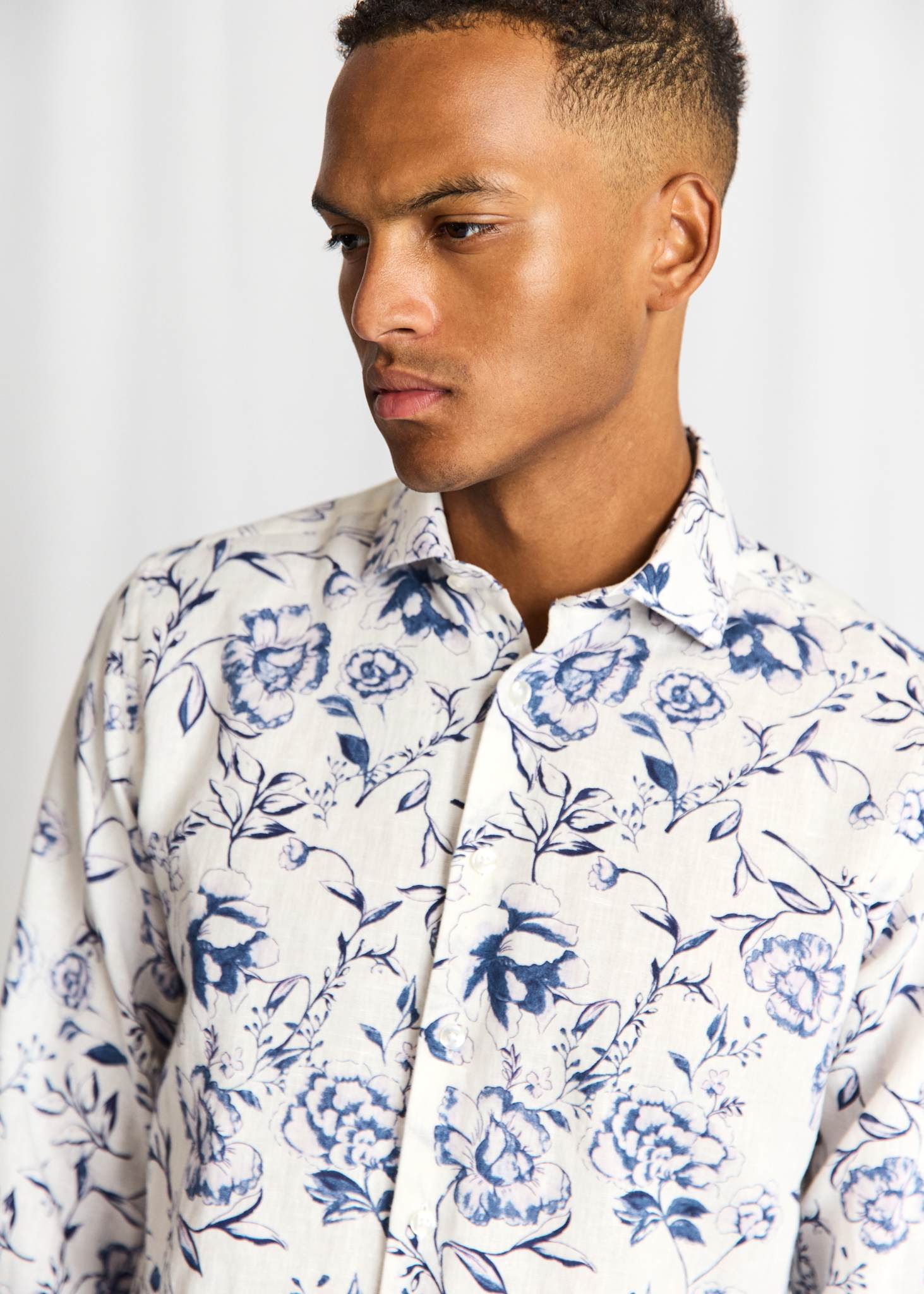 BS Mengel Casual Modern Fit Skjorte - White