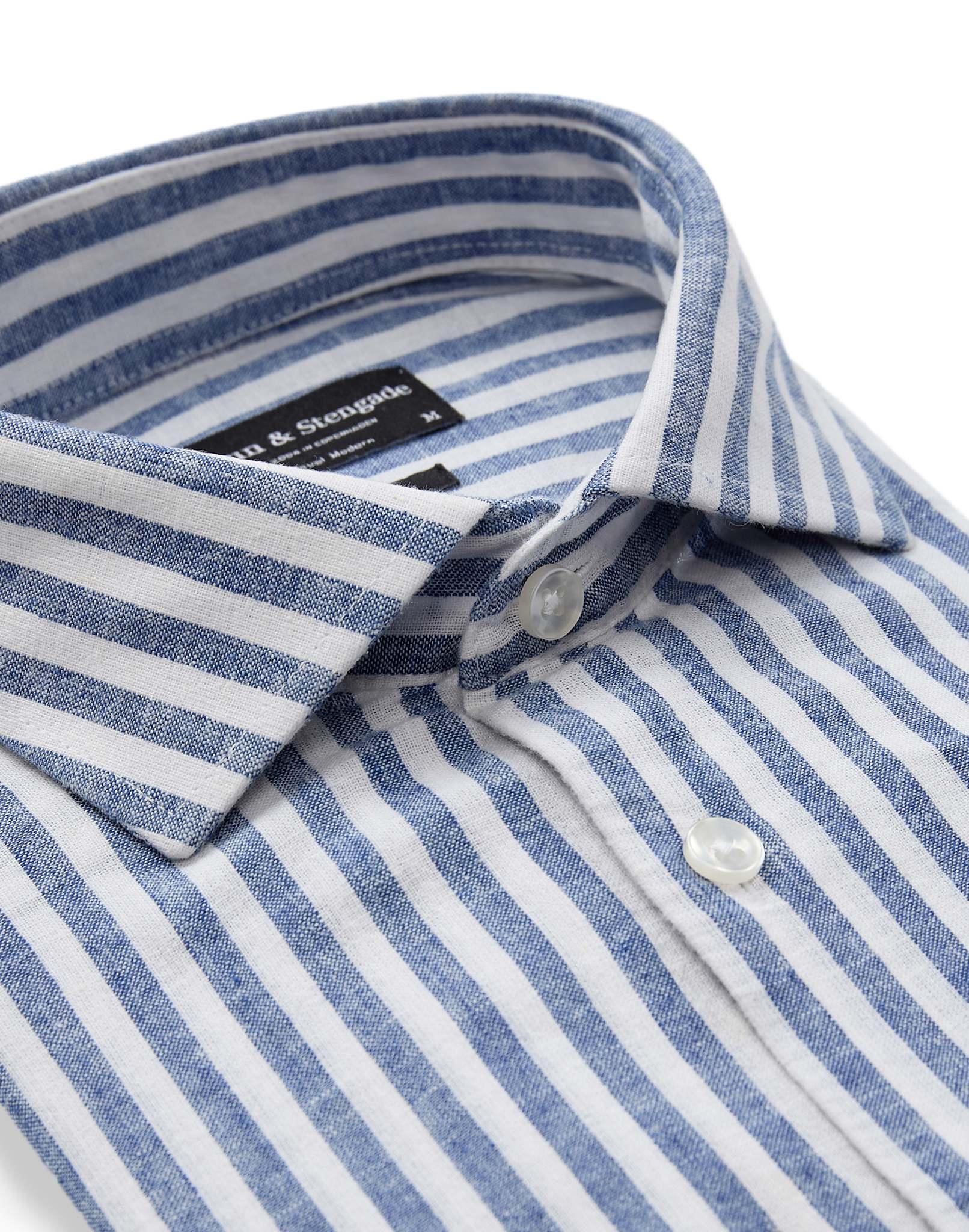 BS Rubio Casual Modern Fit Skjorta - Blue/White