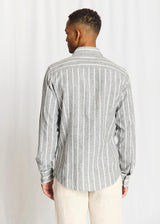 BS Freitas Casual Modern Fit Skjorte - Green/White