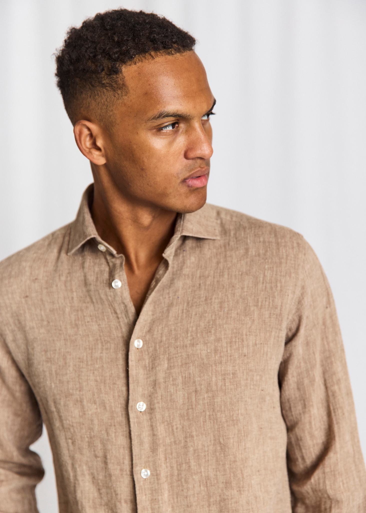 BS Tahaka Casual Modern Fit Skjorte - Brown