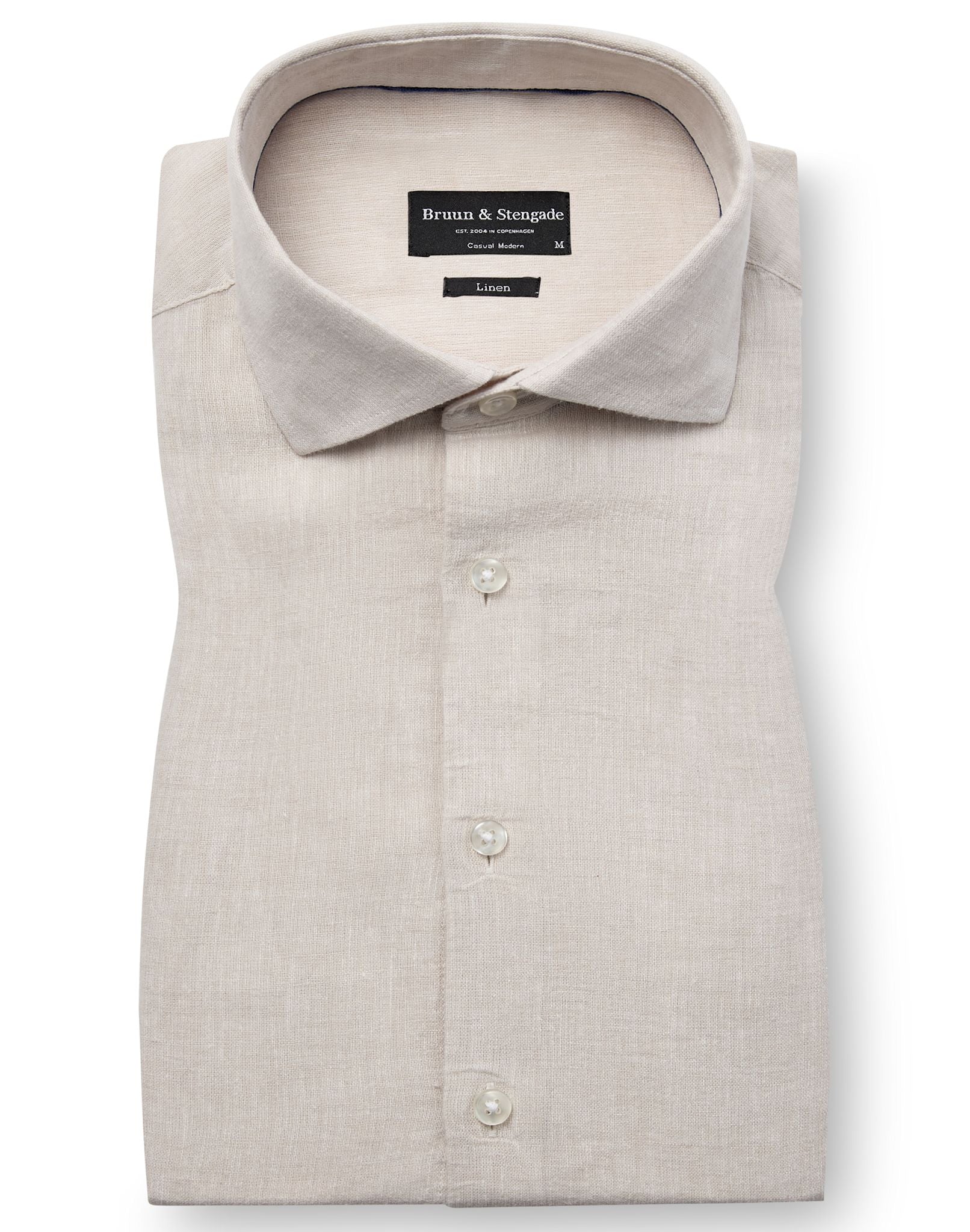 BS Tahaka Casual Modern Fit Skjorta - Sand