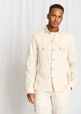 BS Davide Regular Fit Overshirt - Sand