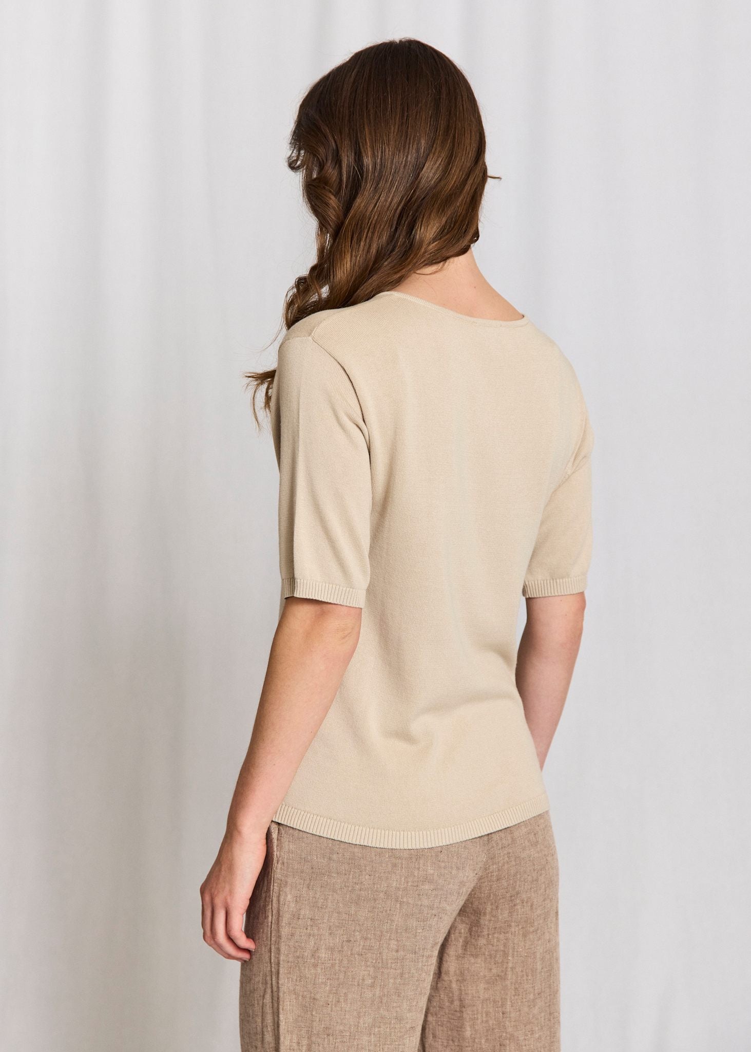 BS Francesca  Regular Fit T-Shirt - Oyster Gray