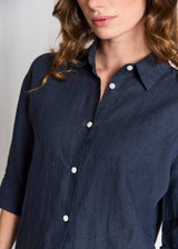 BS Marietta Regular Fit Skjorte - Navy