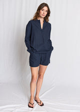 BS Noemi Regular Fit Skjorte - Navy