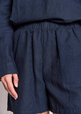 BS Oriana Regular Fit Shorts  - Navy