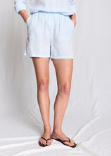 BS Oriana Regular Fit Shorts  - Sky