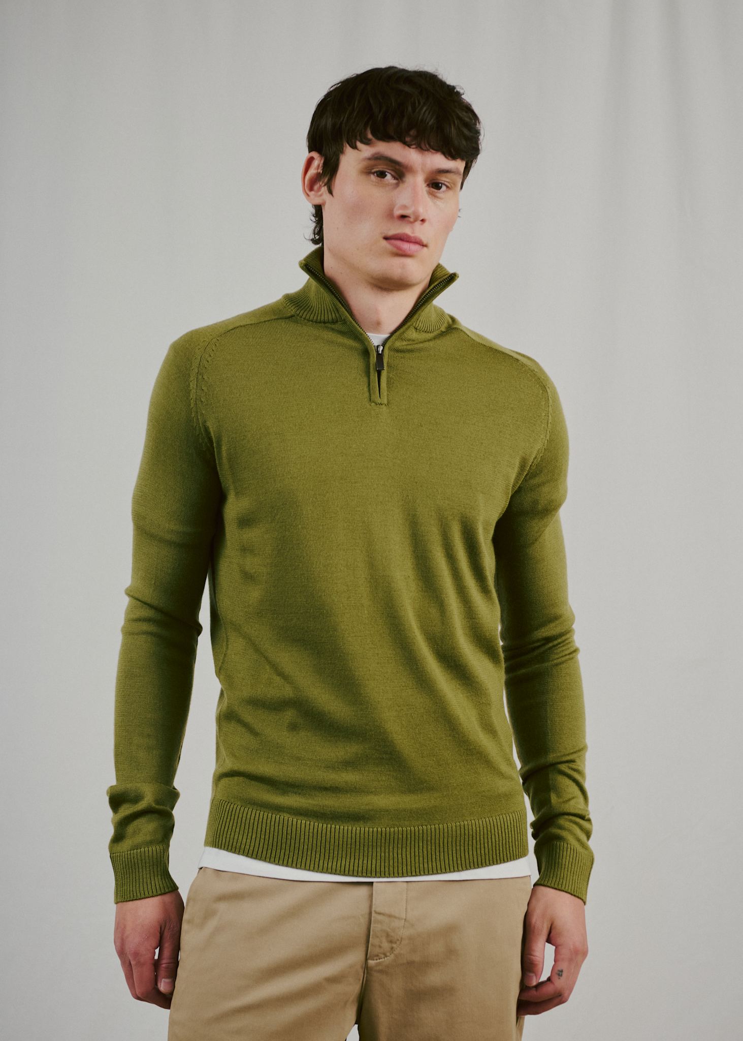 BS Pelle Regular Fit Strik - Bright Green