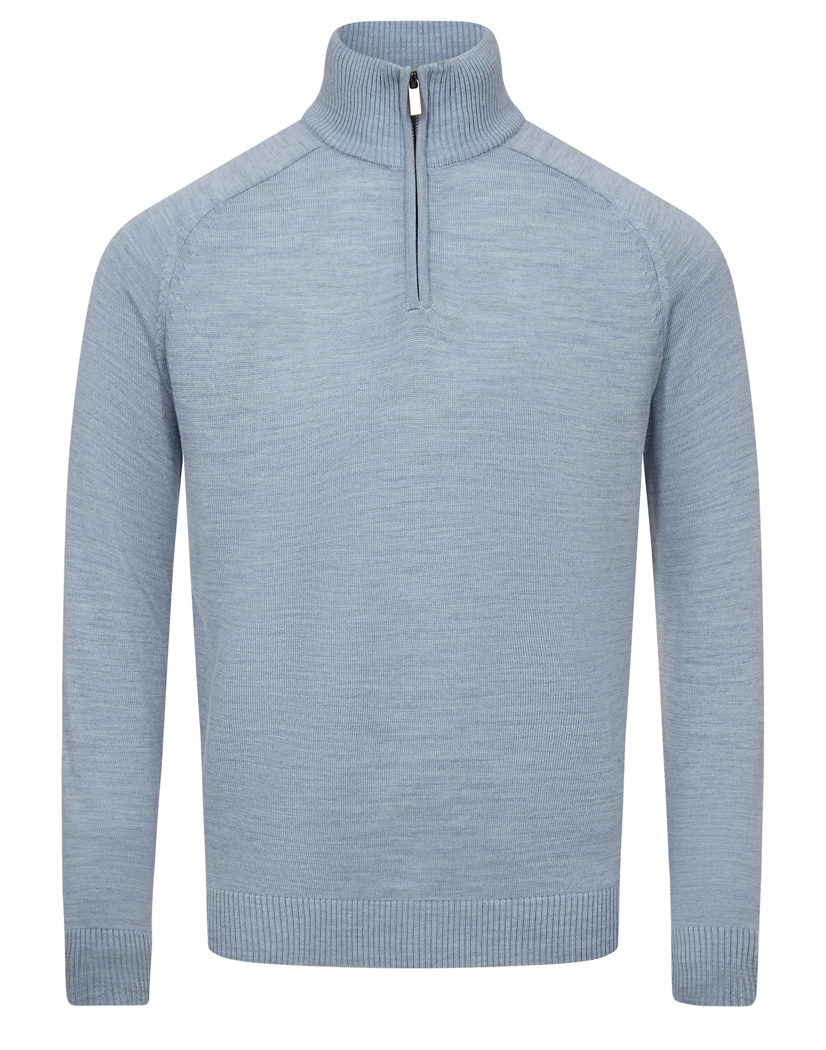 BS Pelle Regular Fit Strik - Light Blue