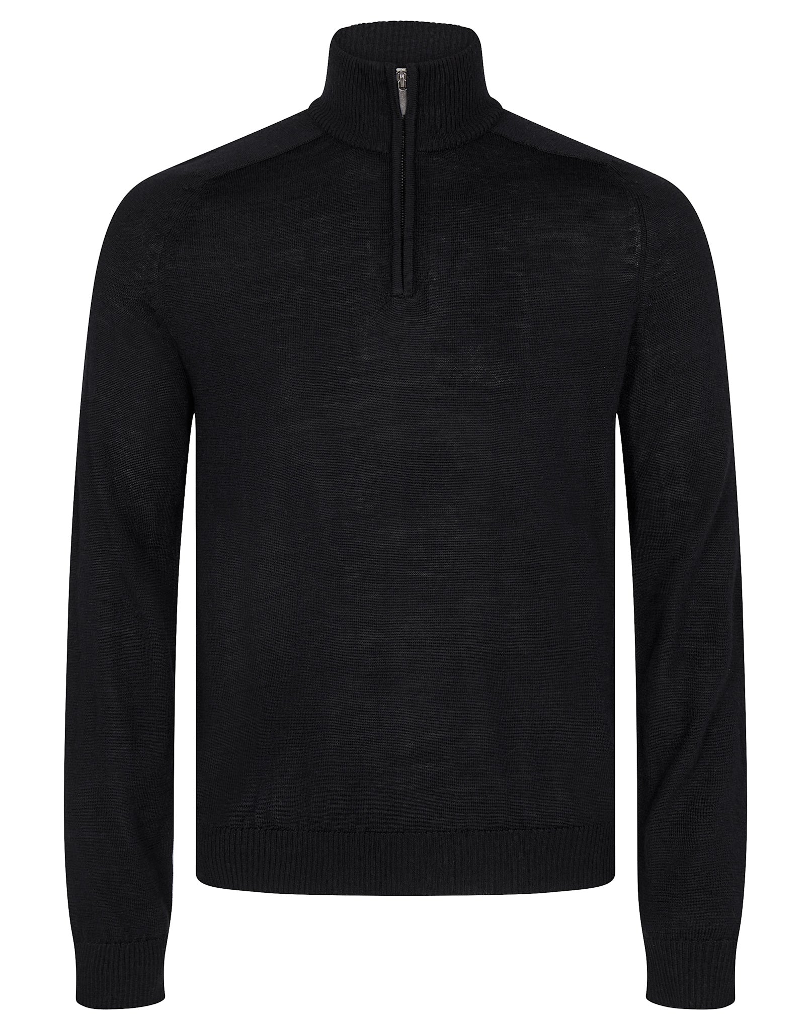 BS Pelle Regular Fit Strik - Black