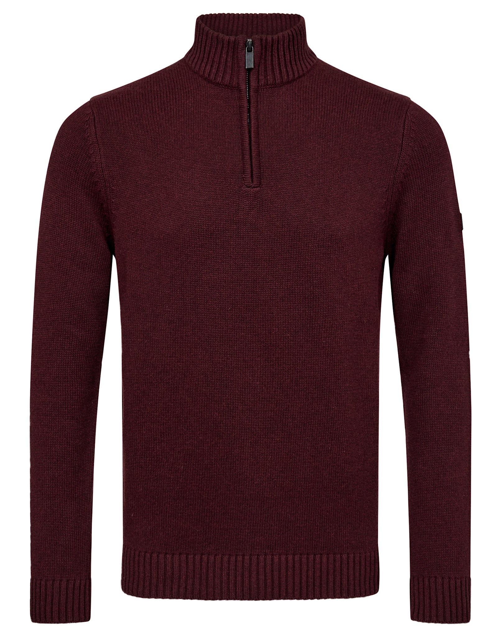 BS Cunha Regular Fit Strik - Bordeaux