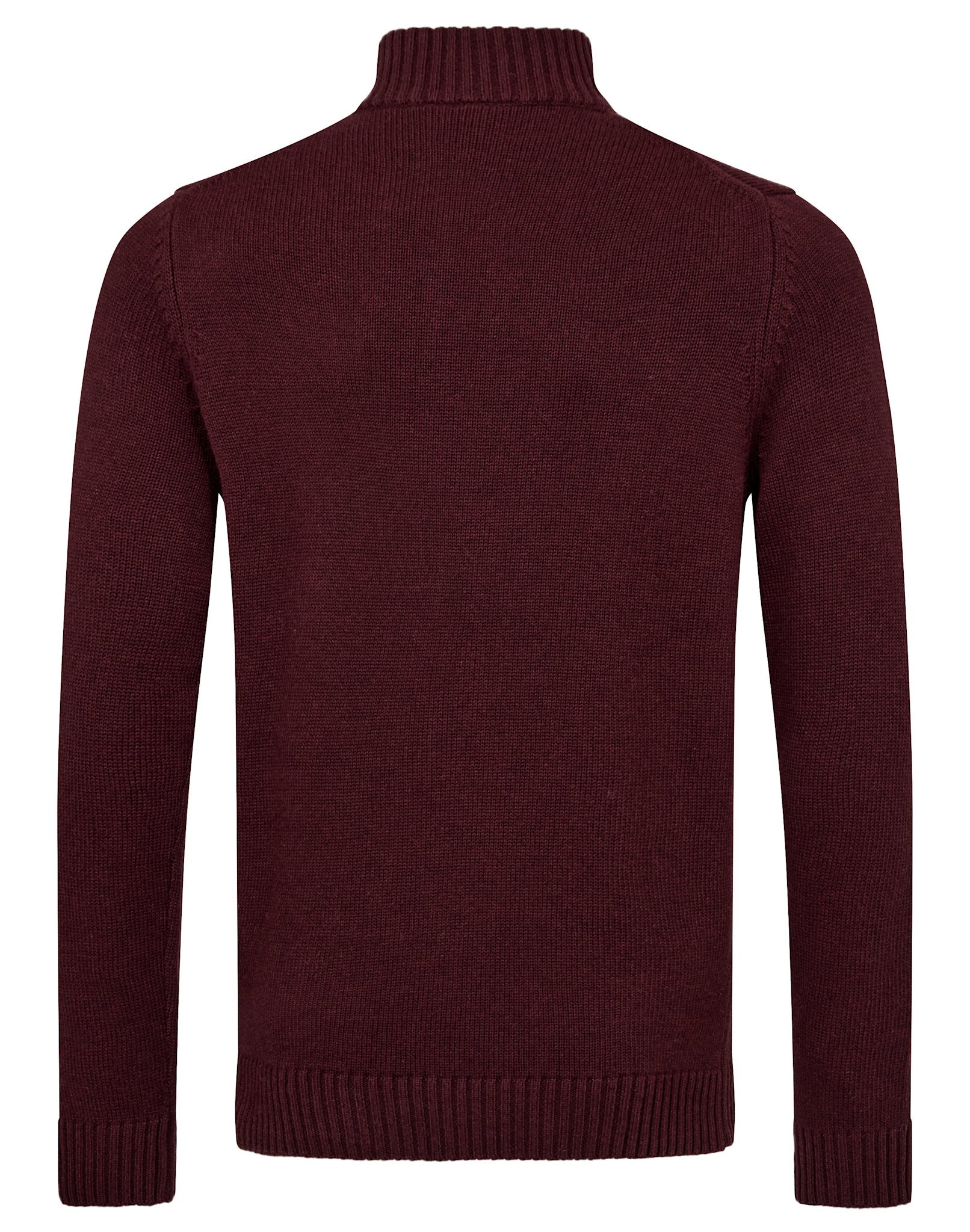 BS Cunha Regular Fit Strik - Bordeaux