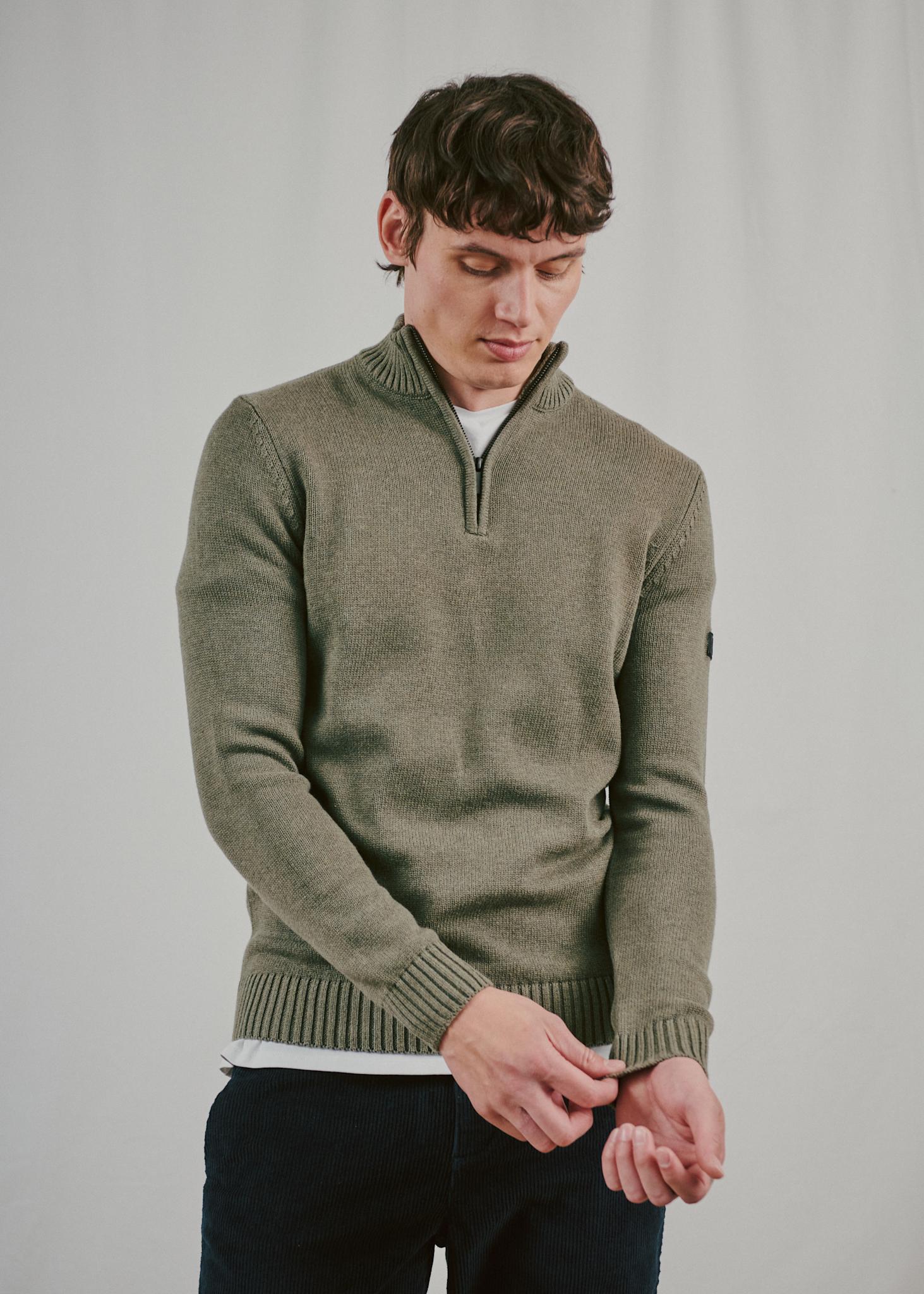 BS Cunha Regular Fit Strik - Olive