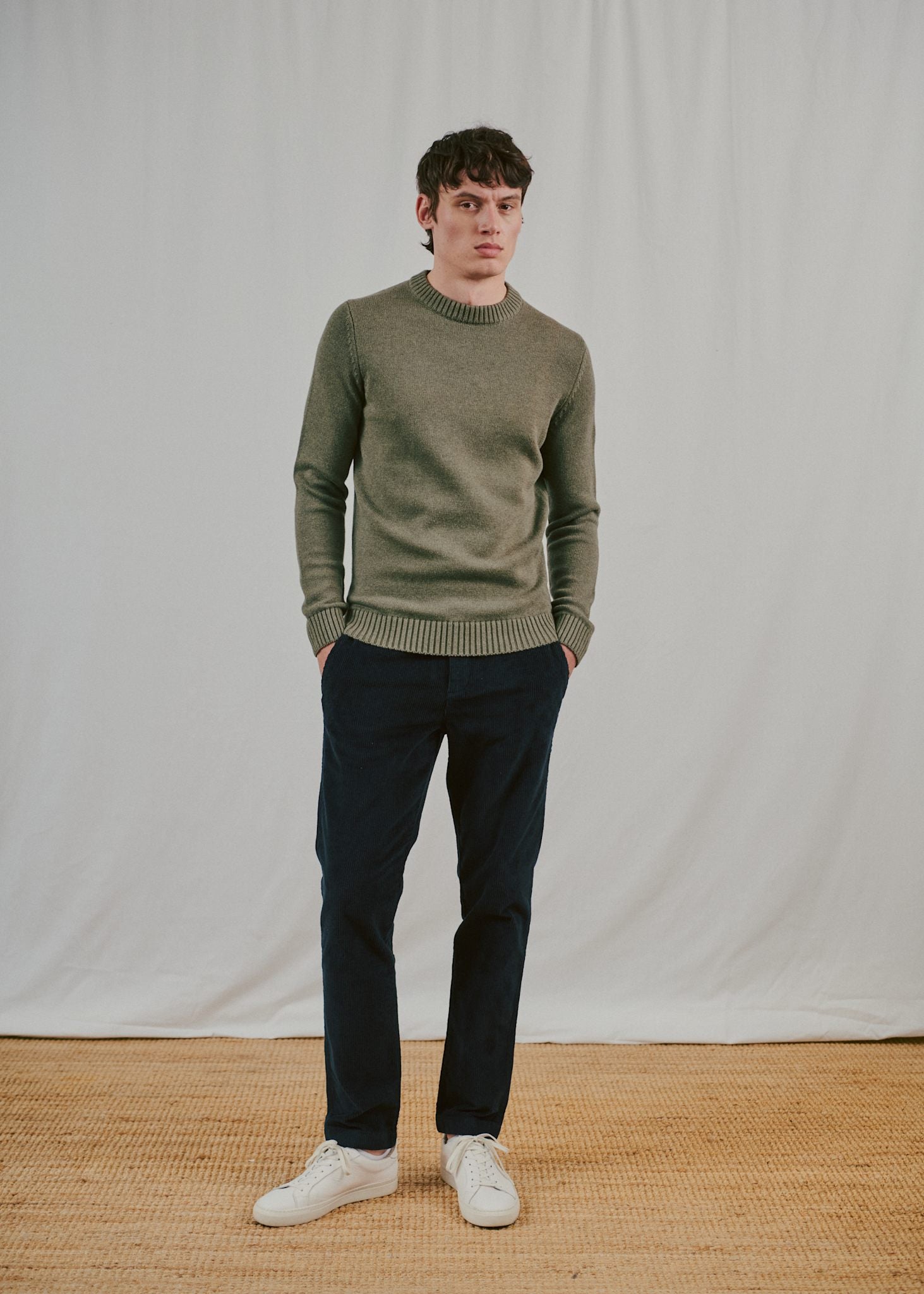 BS Rapa Regular Fit Knitwear - Olive