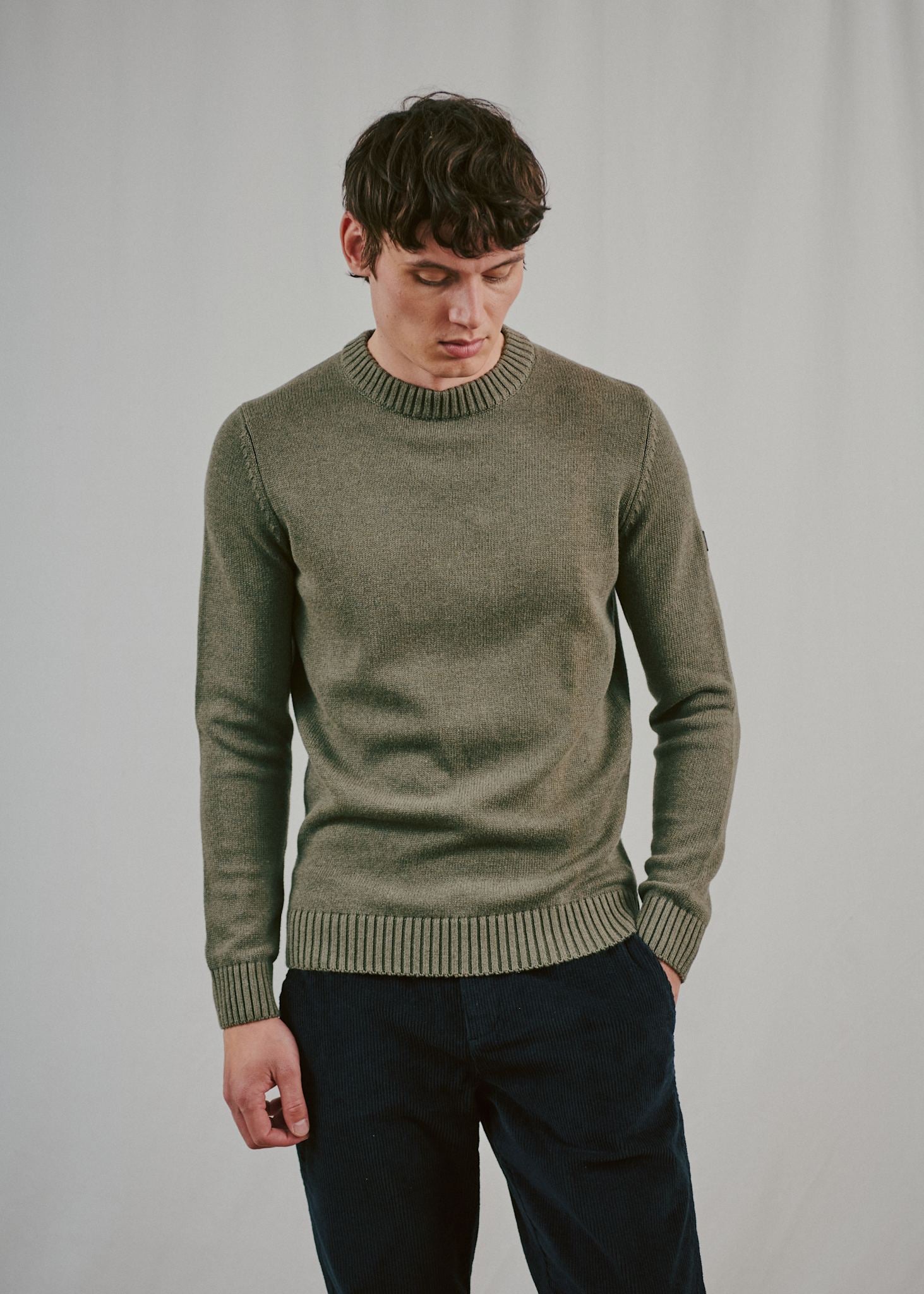 BS Rapa Regular Fit Knitwear - Olive