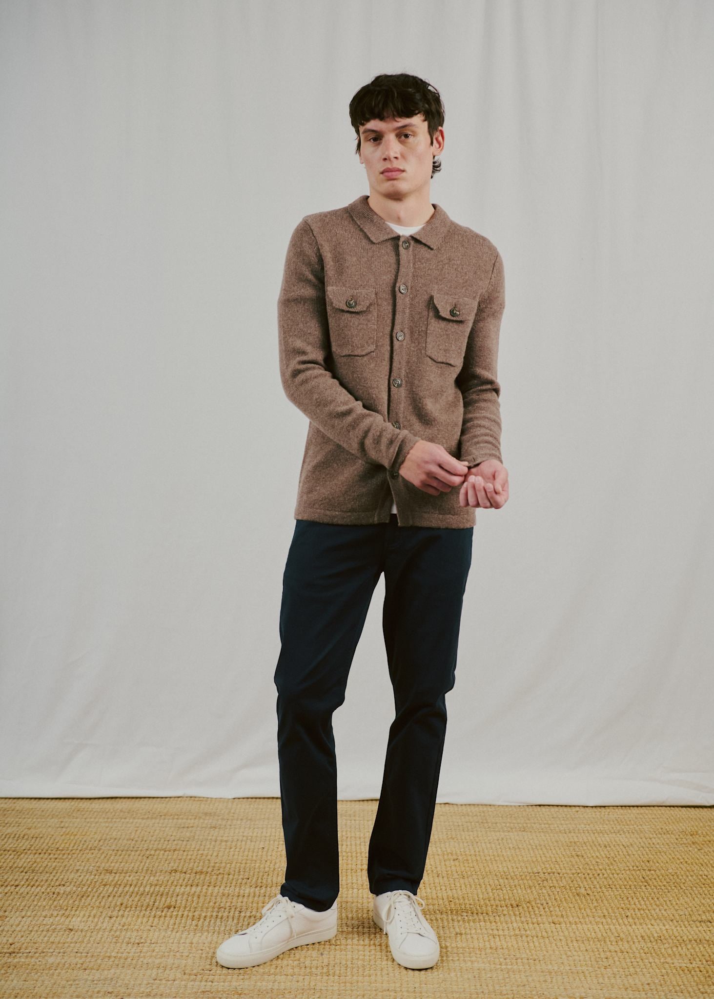 BS Moldova Regular Fit Strik - Mink