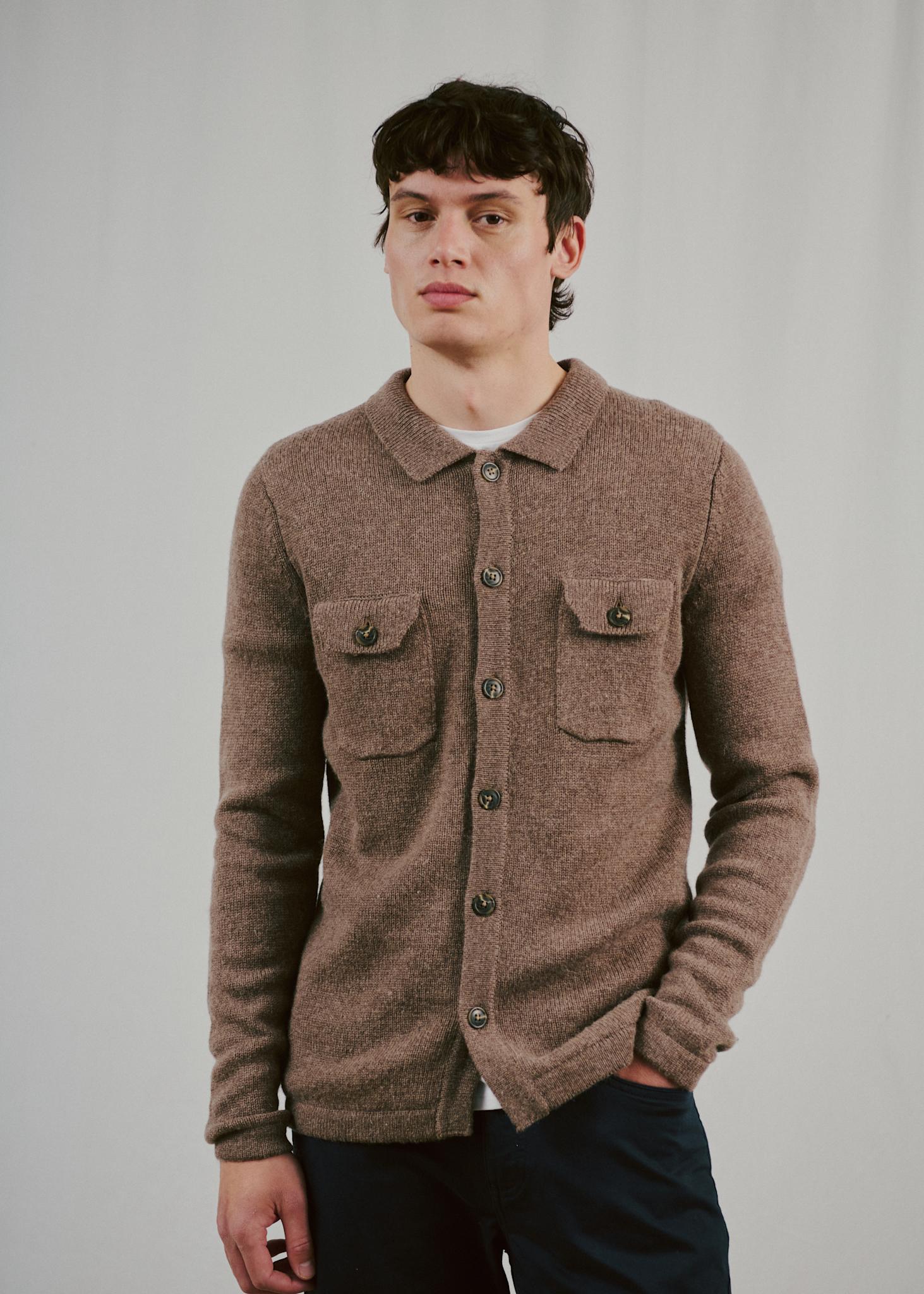 BS Moldova Regular Fit Strik - Mink