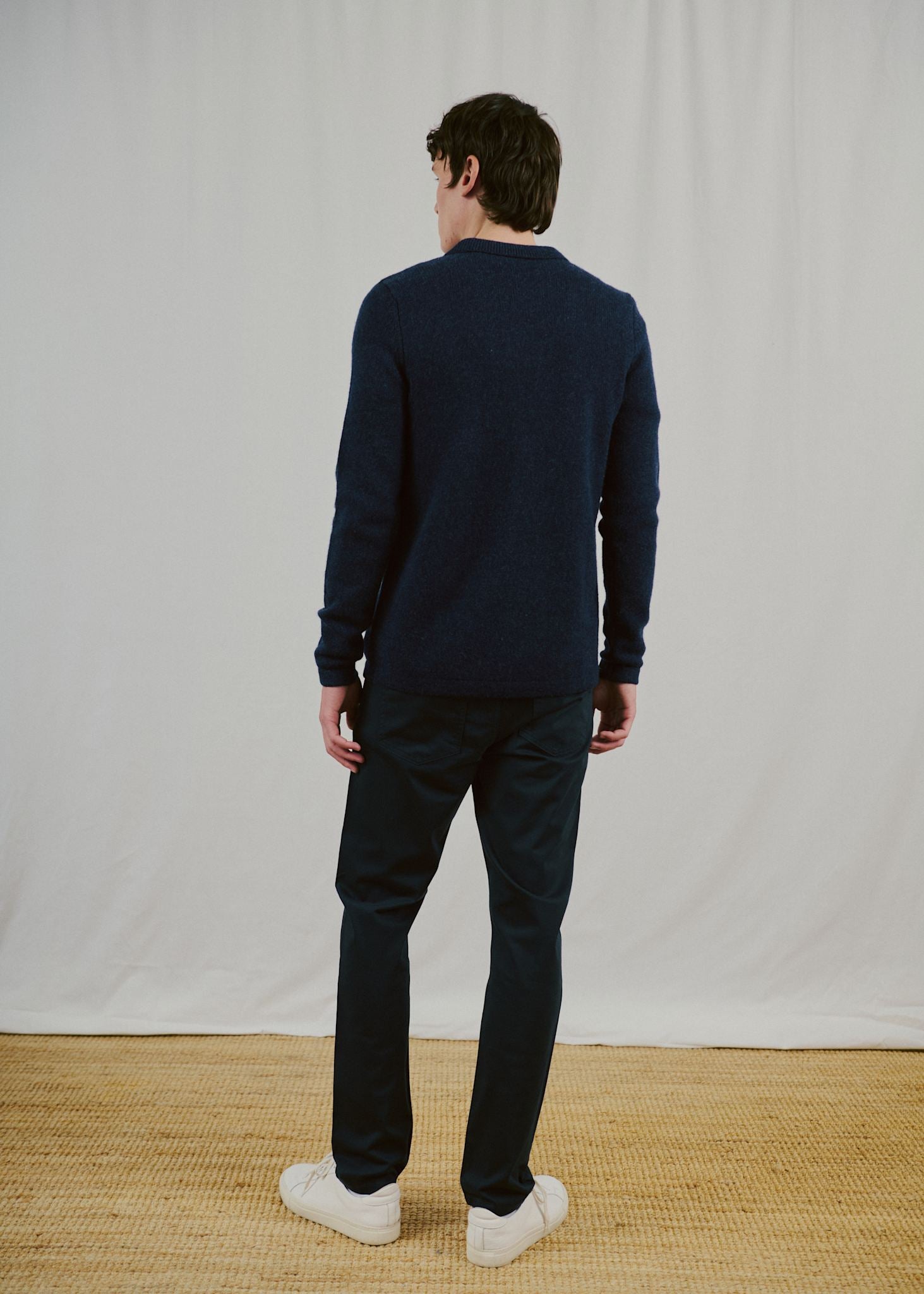 BS Moldova Regular Fit Strik - Navy
