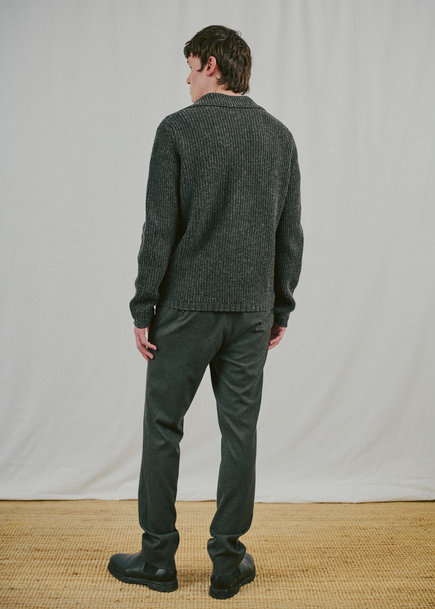 BS Nauru Regular Fit Strik - Dark Grey