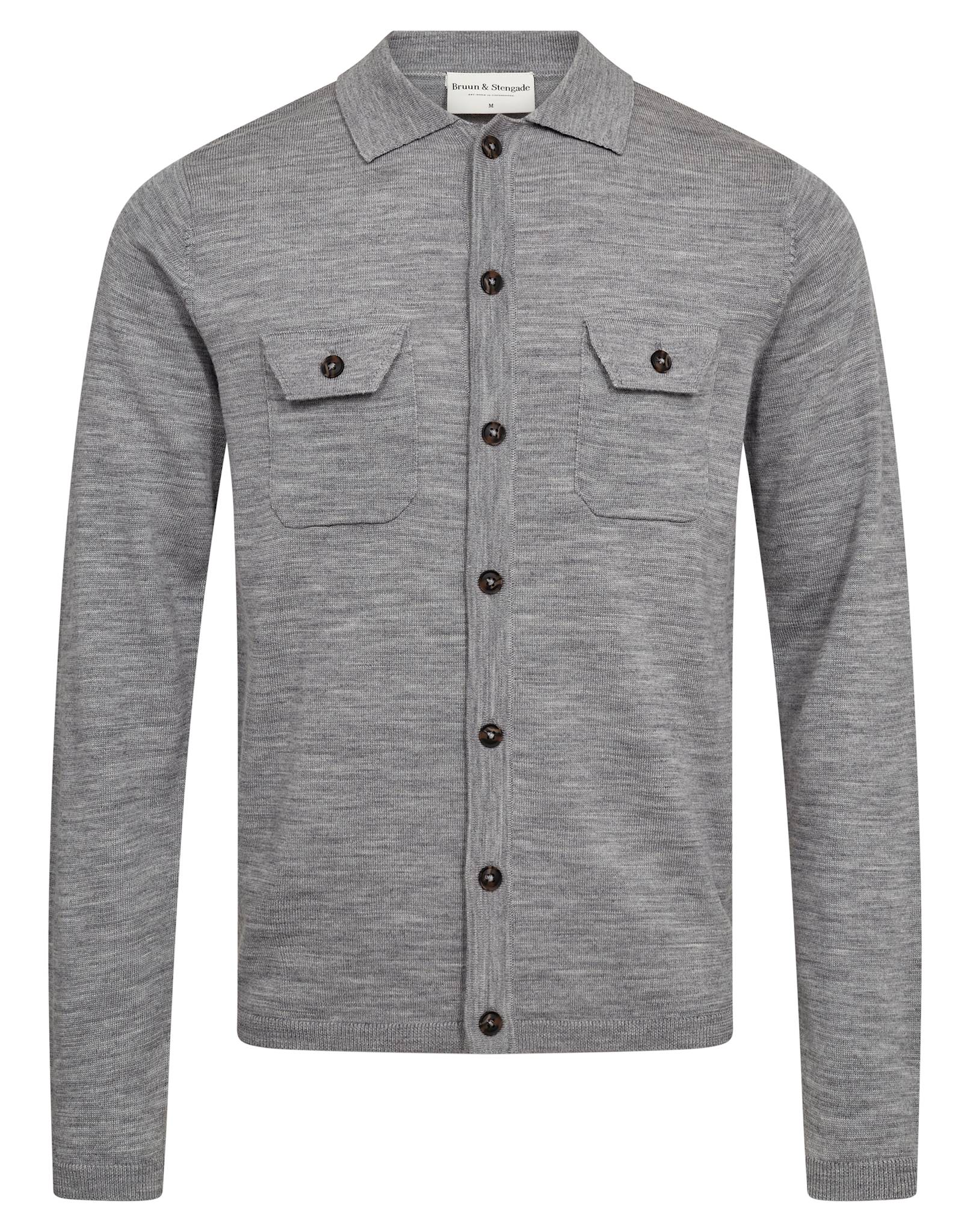 BS Zaouma Regular Fit Strik - Grey