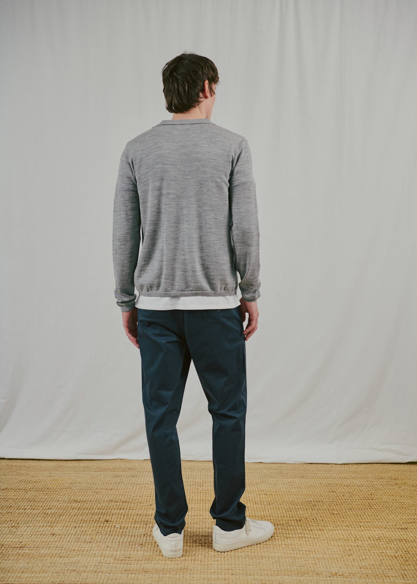 BS Zaouma Regular Fit Strik - Grey