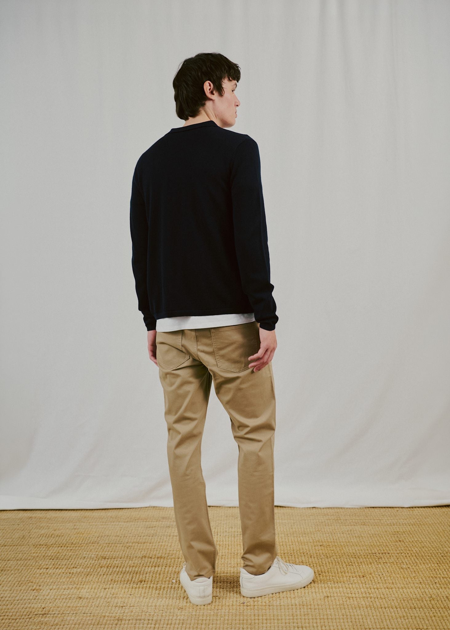 BS Zaouma Regular Fit Strik - Navy