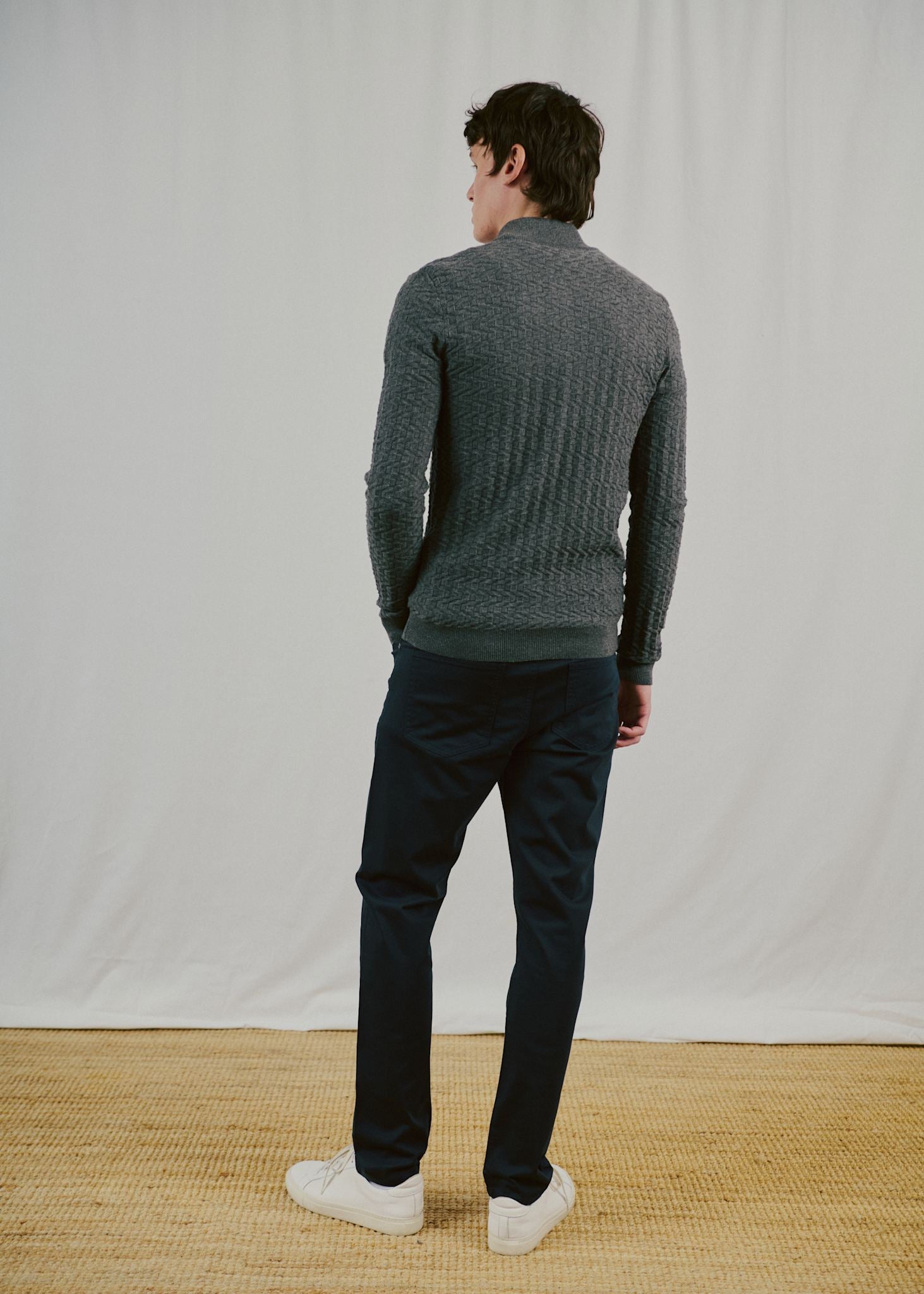 BS Mastor Regular Fit Strik - Grey