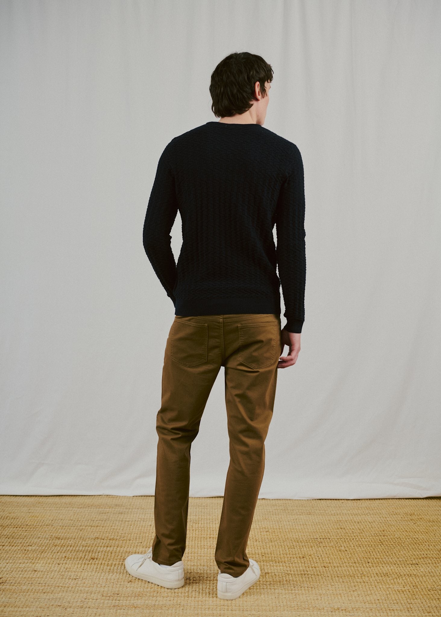 BS Kergueleu Regular Fit Strik - Navy