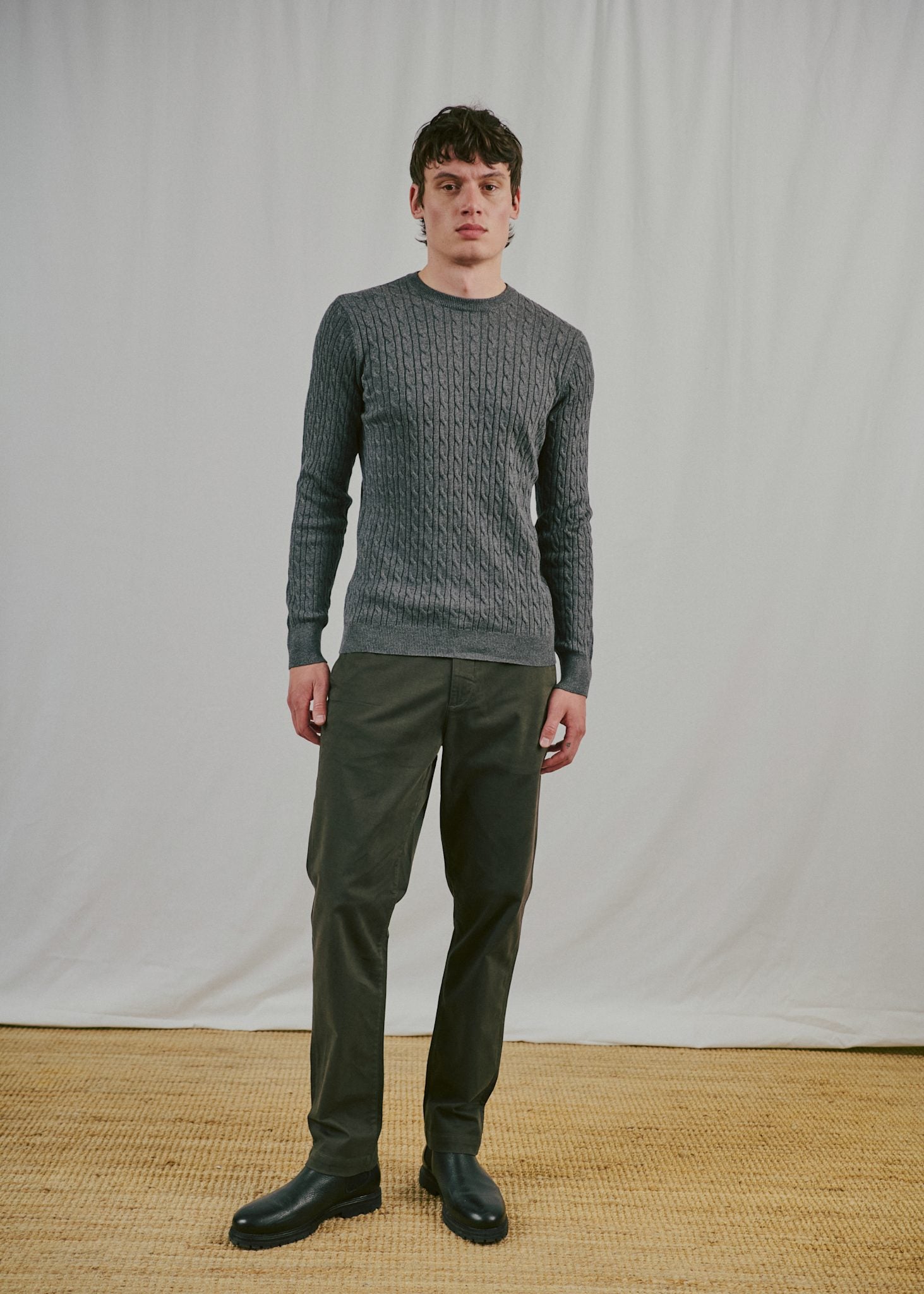 BS Guizchou Regular Fit Strik - Grey