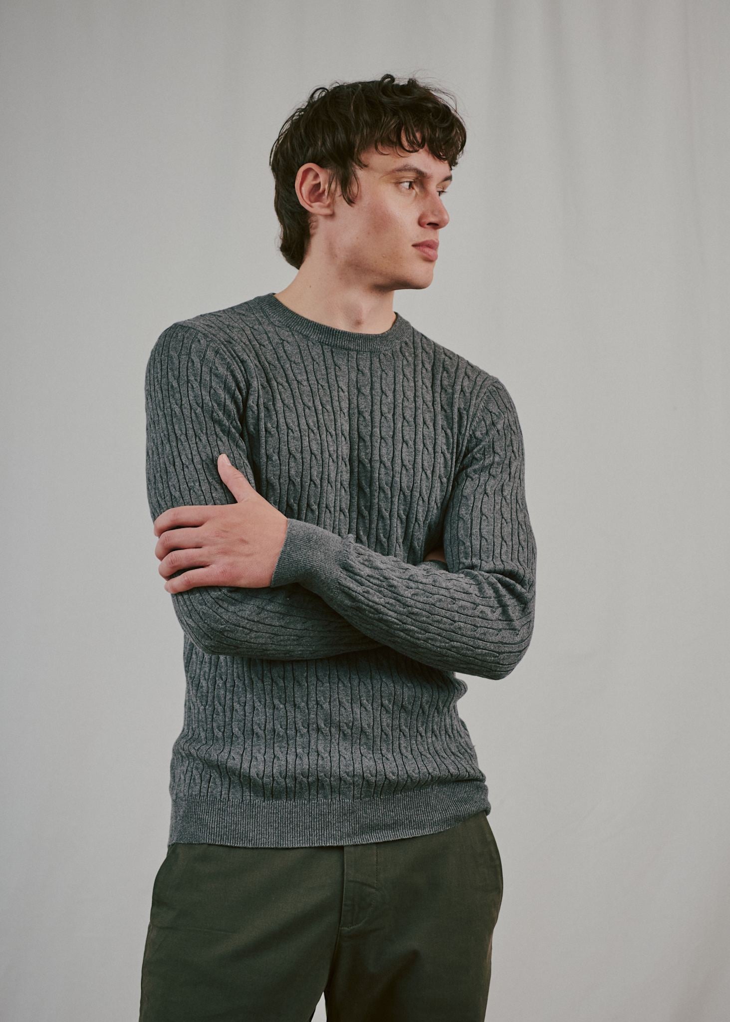 BS Guizchou Regular Fit Strik - Grey