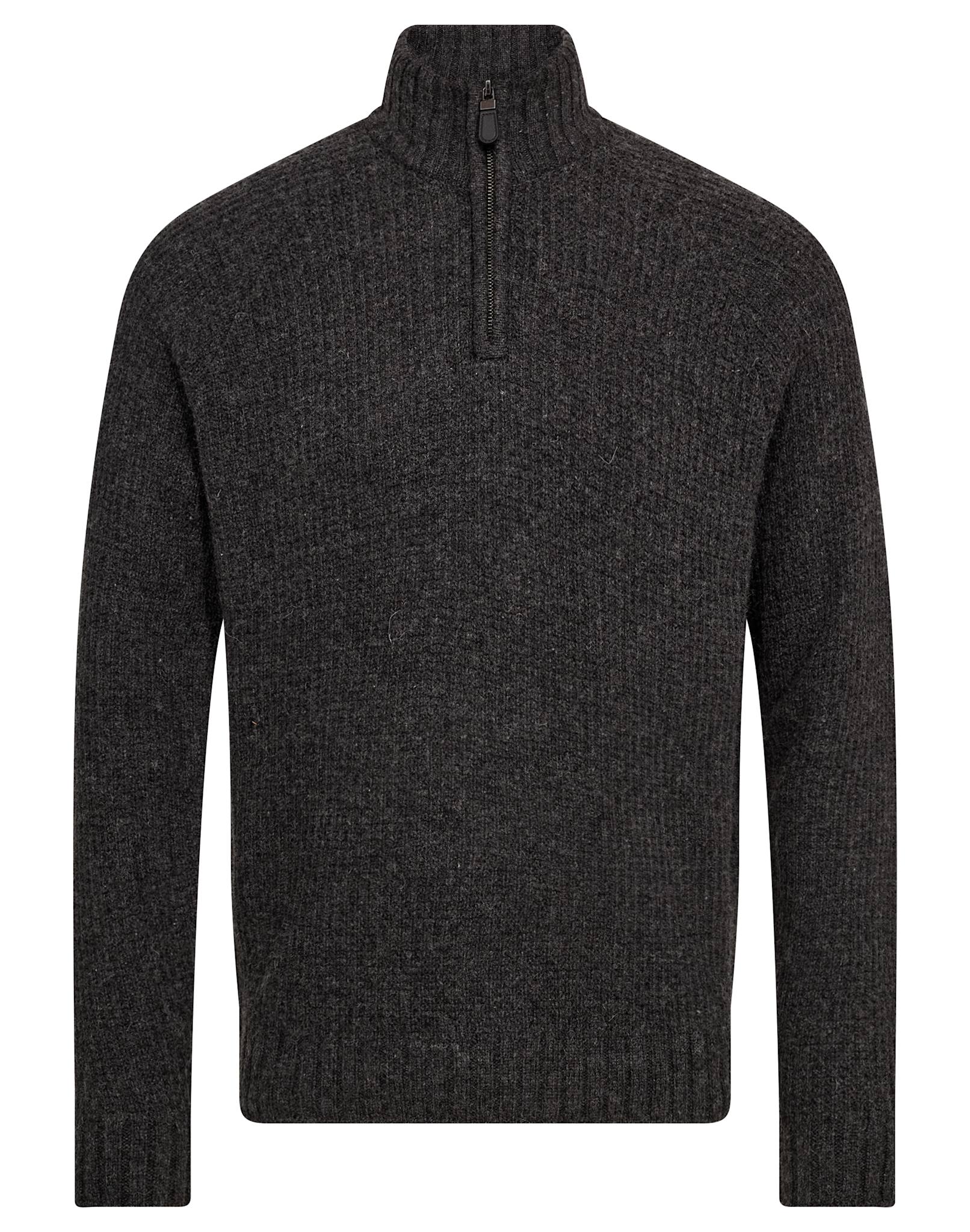 BS Svalbard Regular Fit Strik - Dark Grey