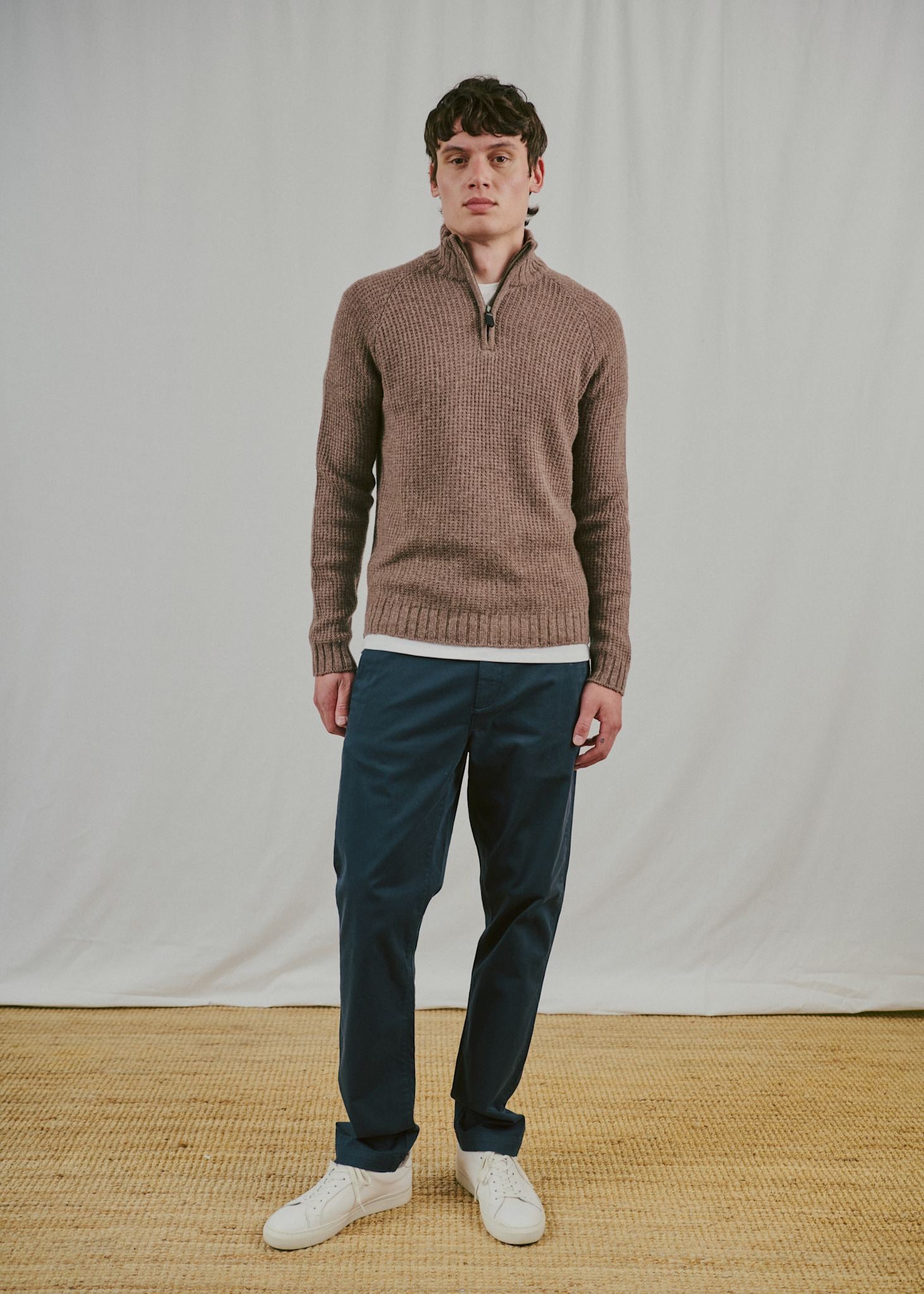 BS Svalbard Regular Fit Strik - Mink