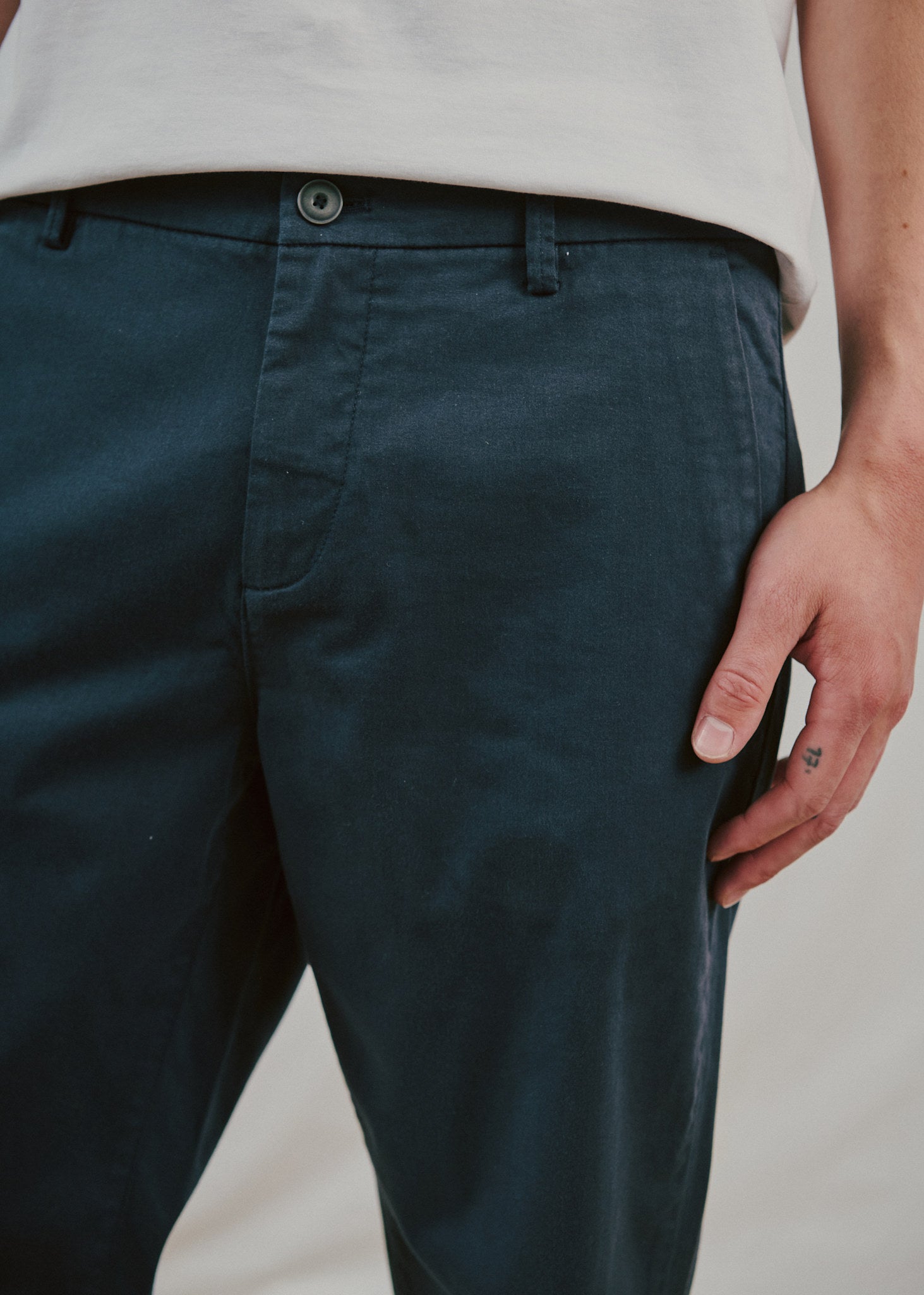 BS Mizan Regular Fit Chinos - Navy