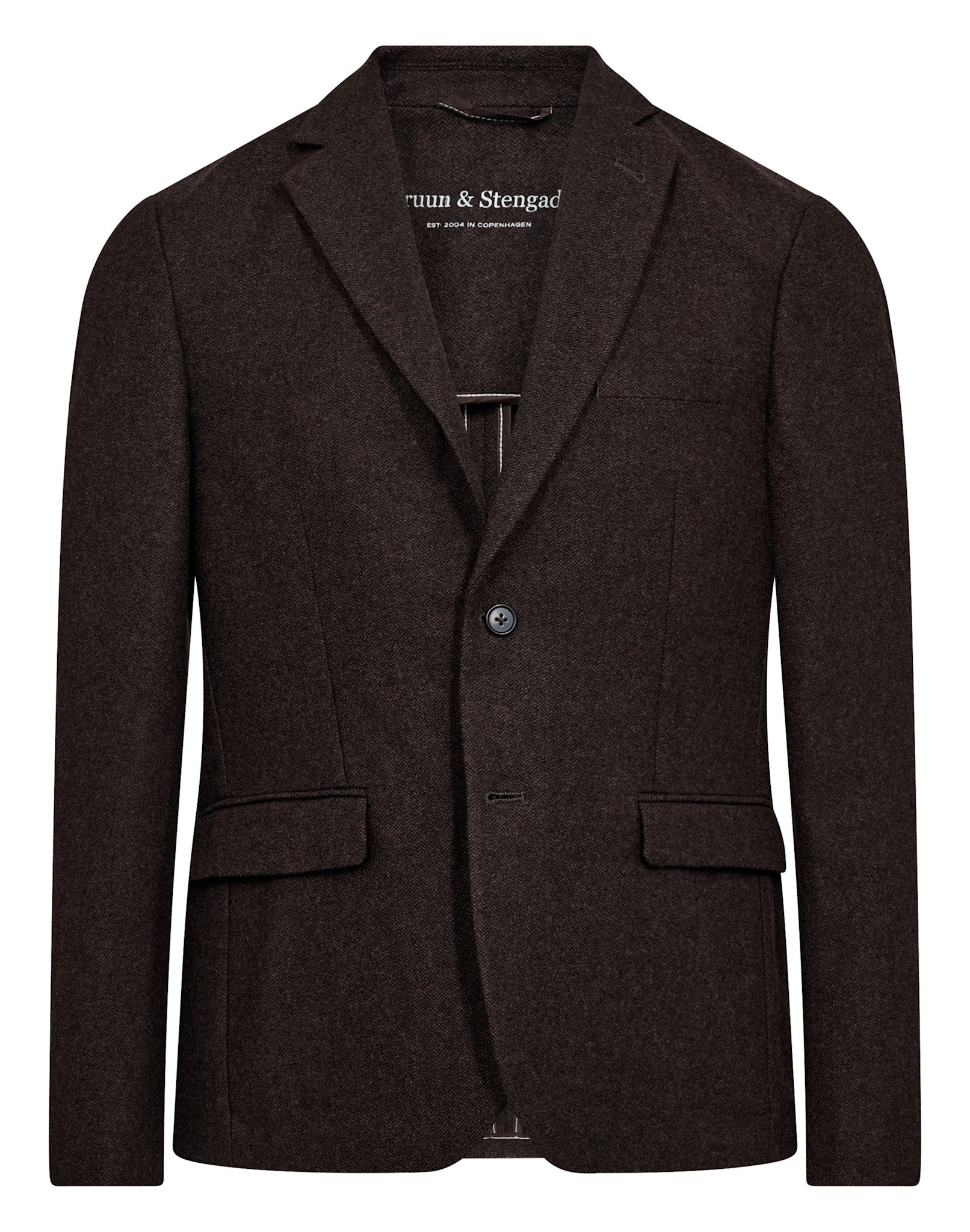 BS Macron Classic Fit Blazer - Brown