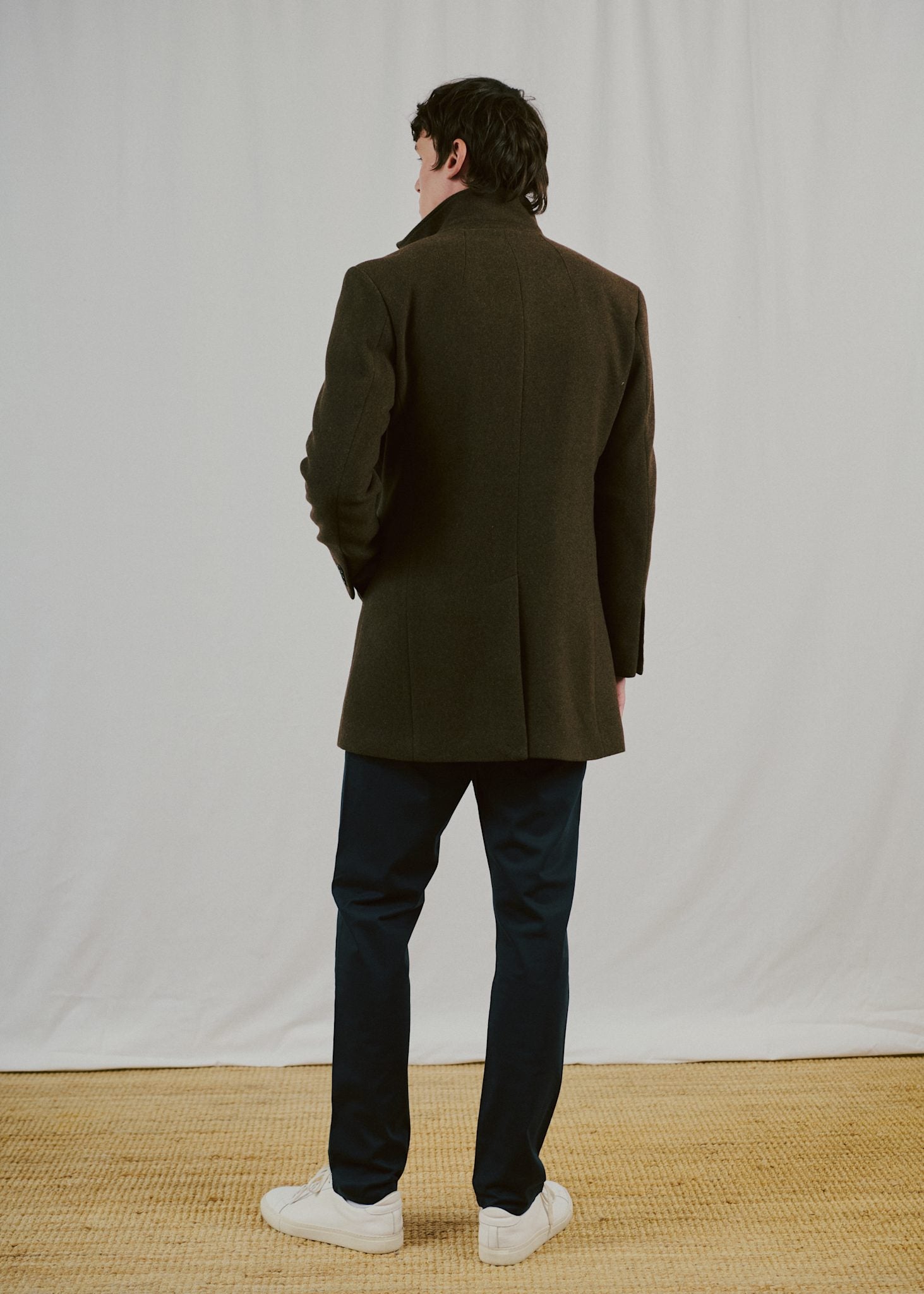 BS Ontario Slim Fit Coat - Brown